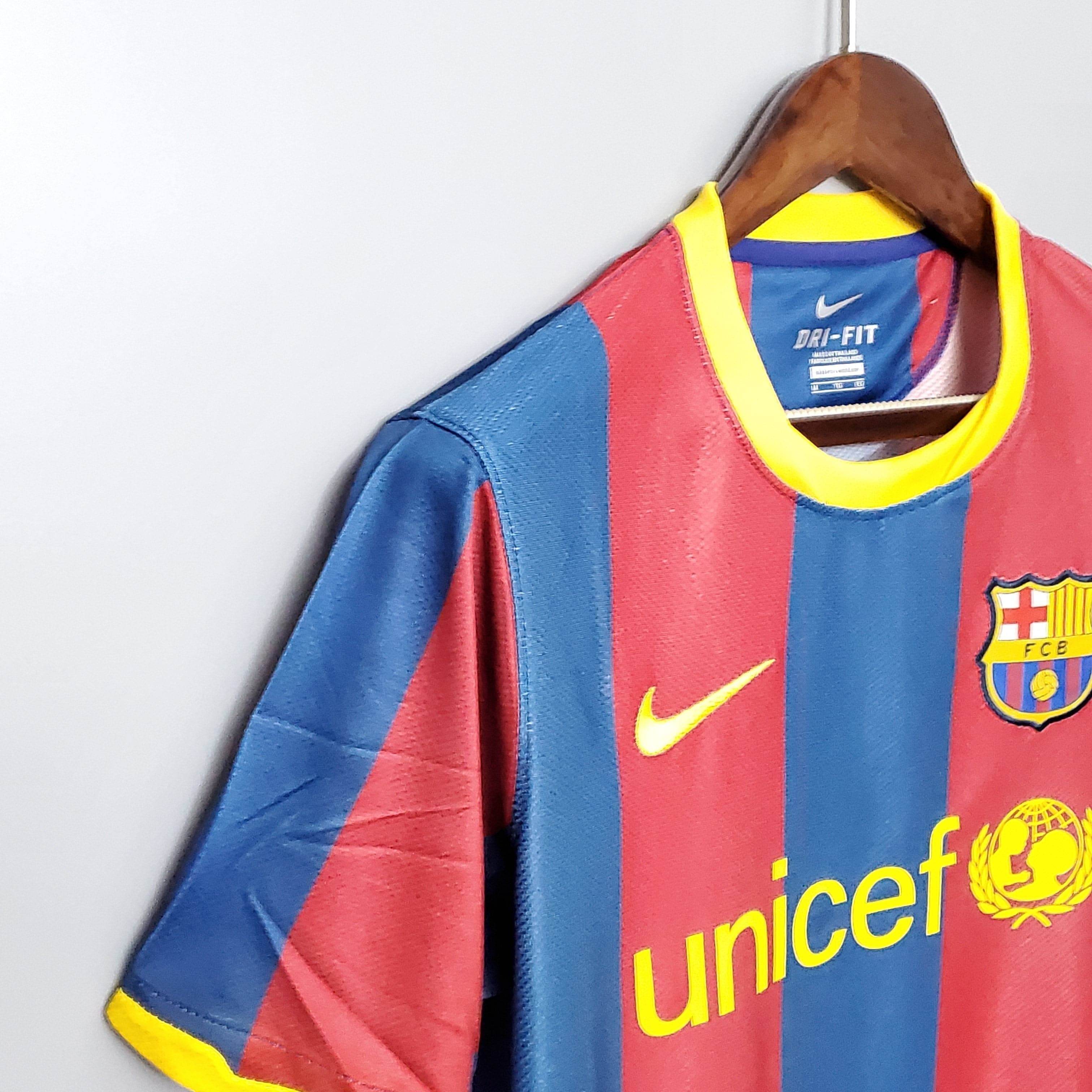 CAMISETA BARCELONA I 10/11 HOMBRE (RETRO) - ZonaCamisetas
