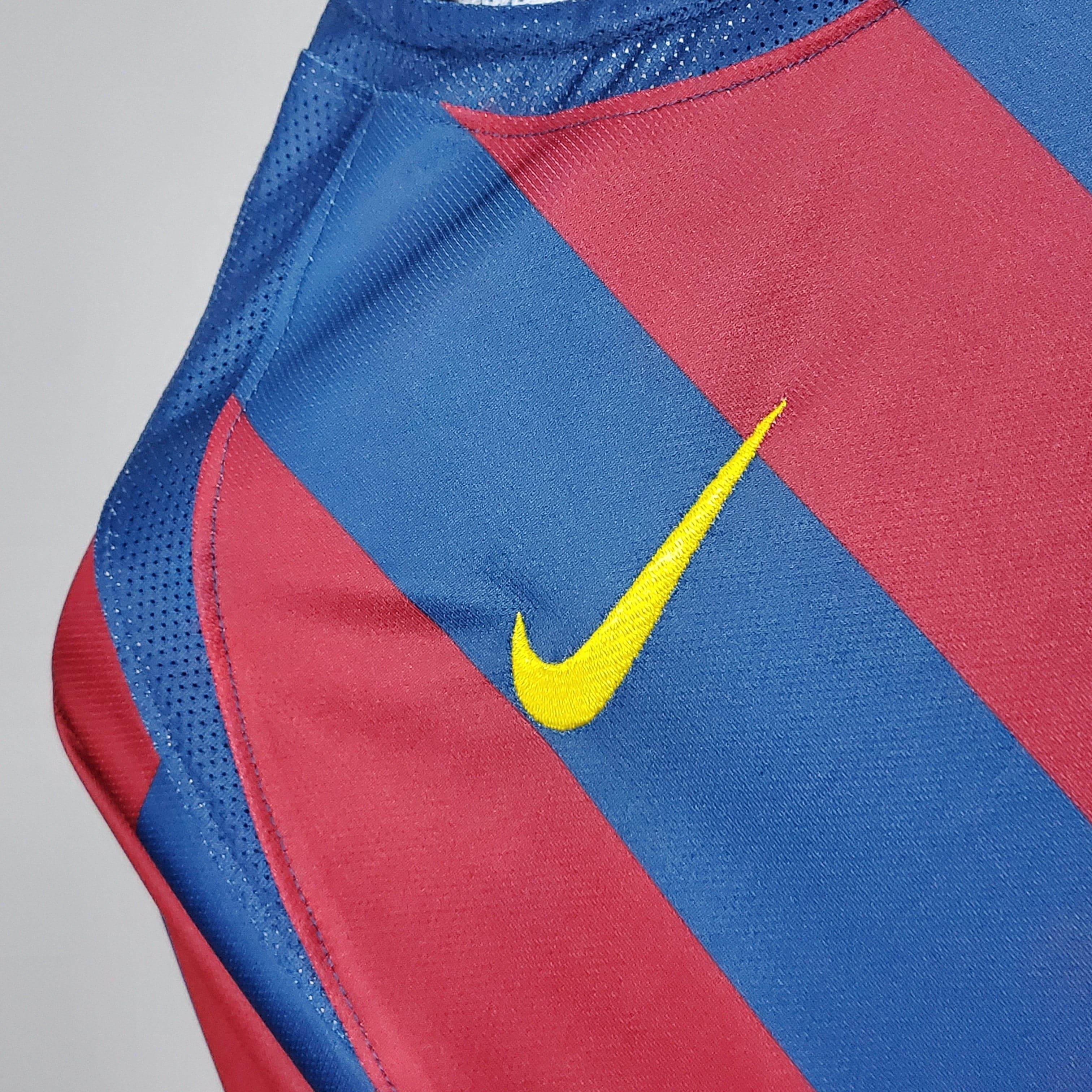 CAMISETA BARCELONA I 2006 UEFA HOMBRE (RETRO) - ZonaCamisetas