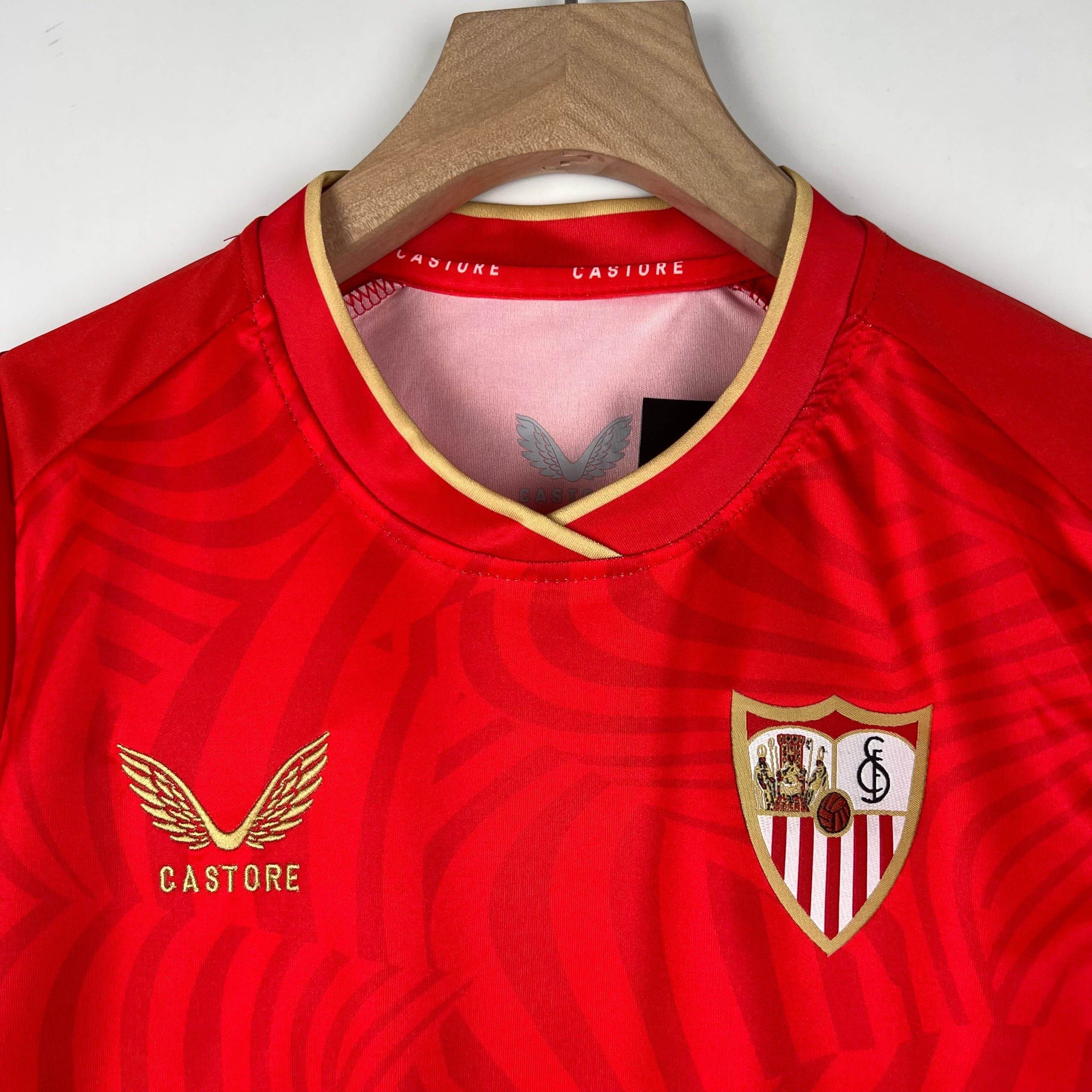 CAMISETA SEVILLA I 23/24 CONJUNTO INFANTIL - ZonaCamisetas