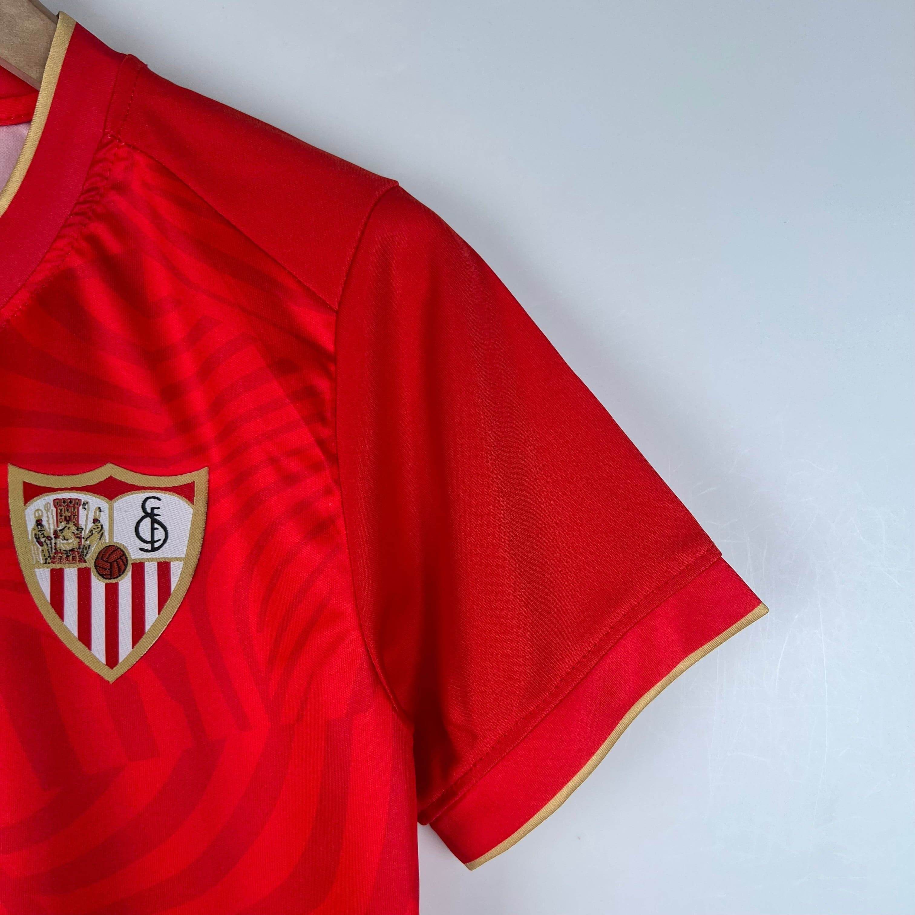 CAMISETA SEVILLA I 23/24 CONJUNTO INFANTIL - ZonaCamisetas