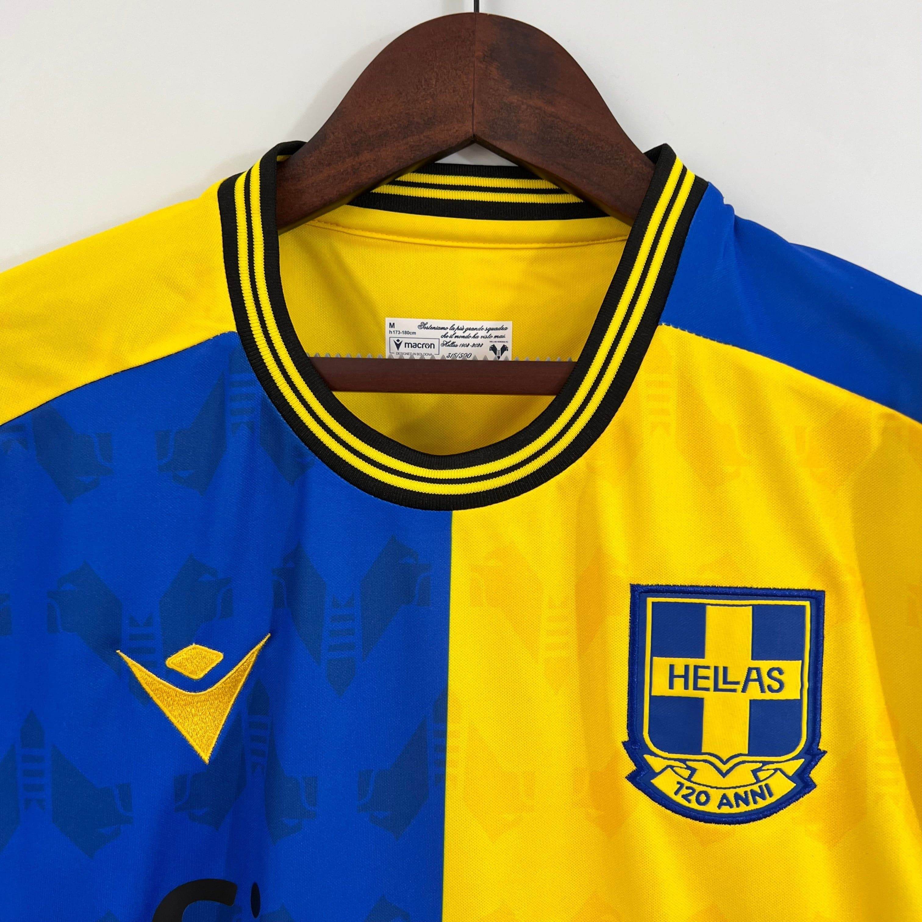 CAMISETA VERONA ANIVERSARIO 120° 23/24 HOMBRE (VERSIÓN FAN) - ZonaCamisetas