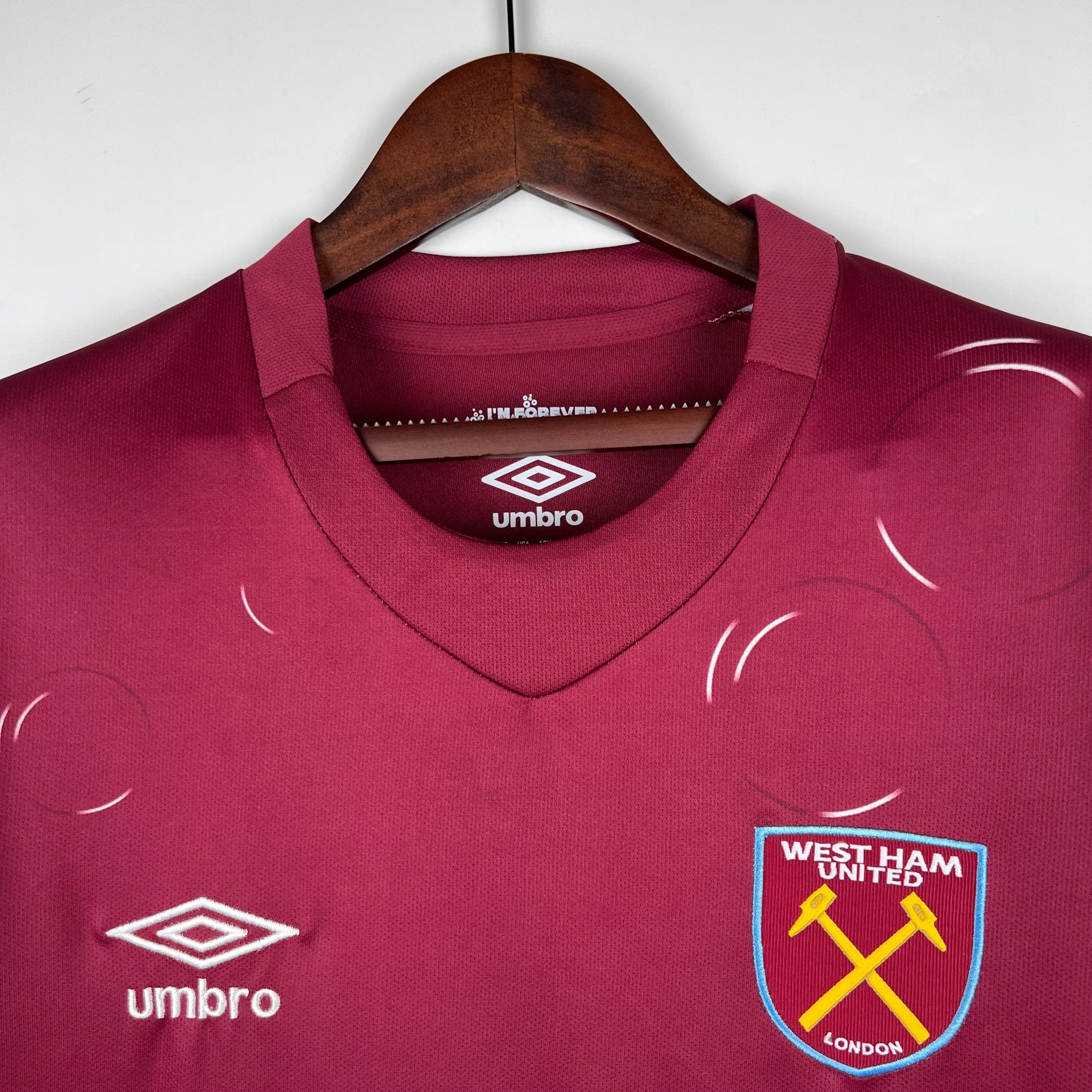 CAMISETA WEST HAM I 23/24 HOMBRE (VERSIÓN FAN)