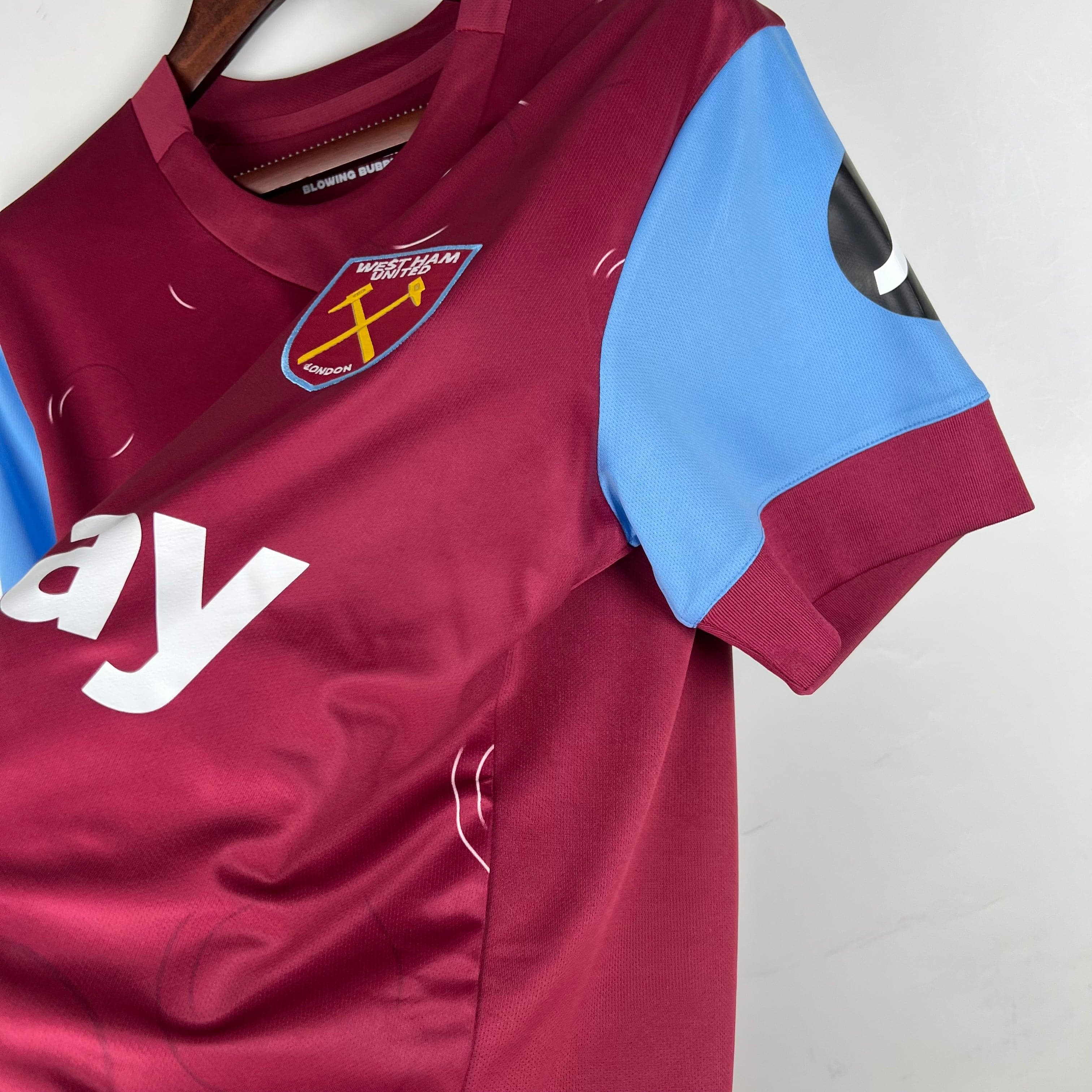 CAMISETA WEST HAM I 23/24 HOMBRE (VERSIÓN FAN)