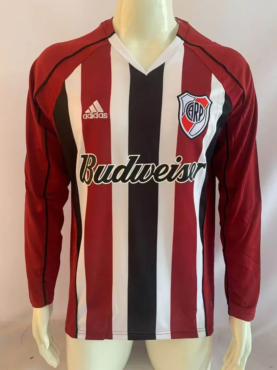 CAMISETA RIVER PLATE I 05/06 HOMBRE (VERSIÓN JUGADOR) MANGA LARGA - ZonaCamisetas