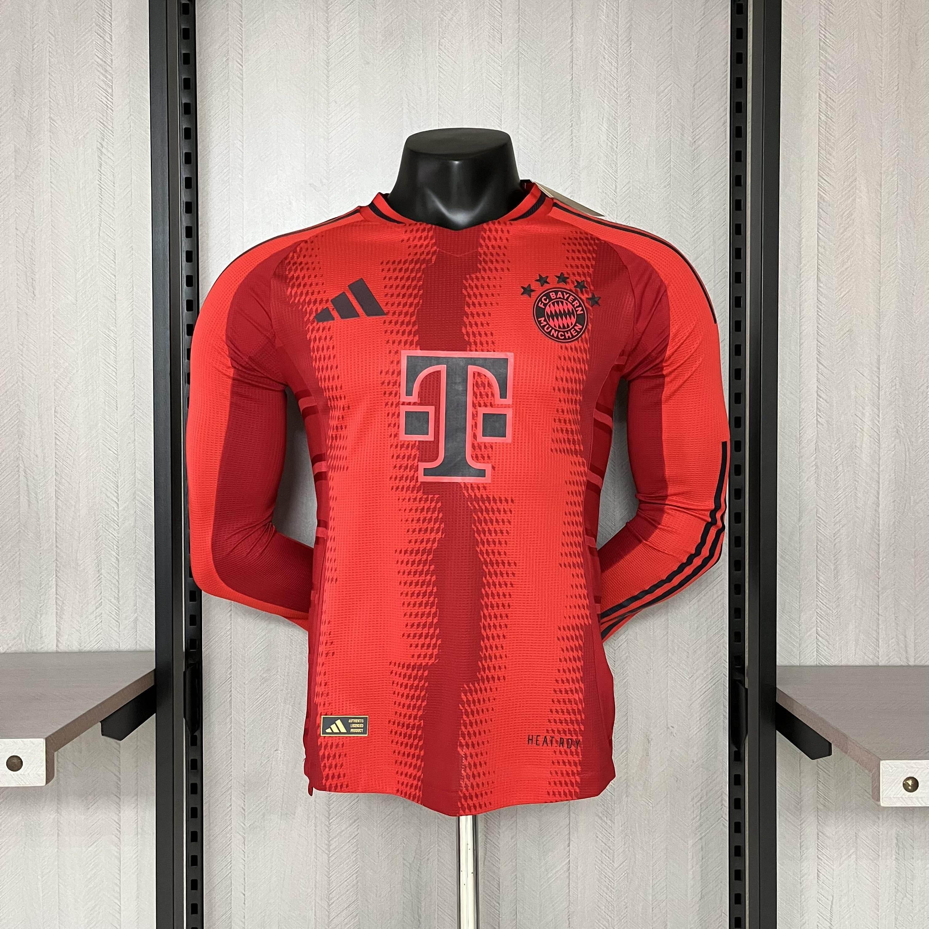 CAMISETA BAYERN DE MUNICH I 24/25 MANGA LARGA HOMBRE (VERSIÓN JUGADOR) - ZonaCamisetas