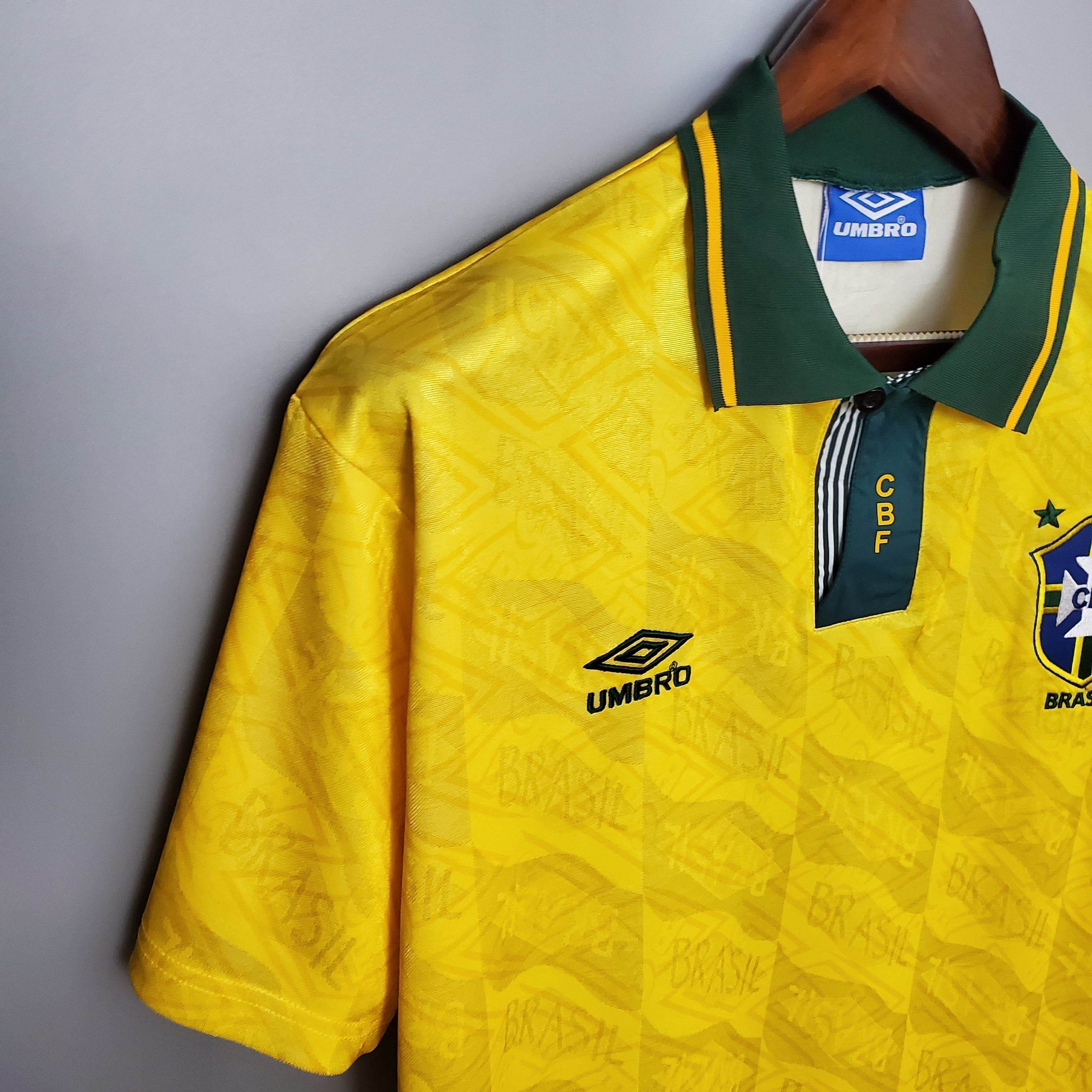 CAMISETA BRASIL I 91/93 HOMBRE (RETRO) - ZonaCamisetas