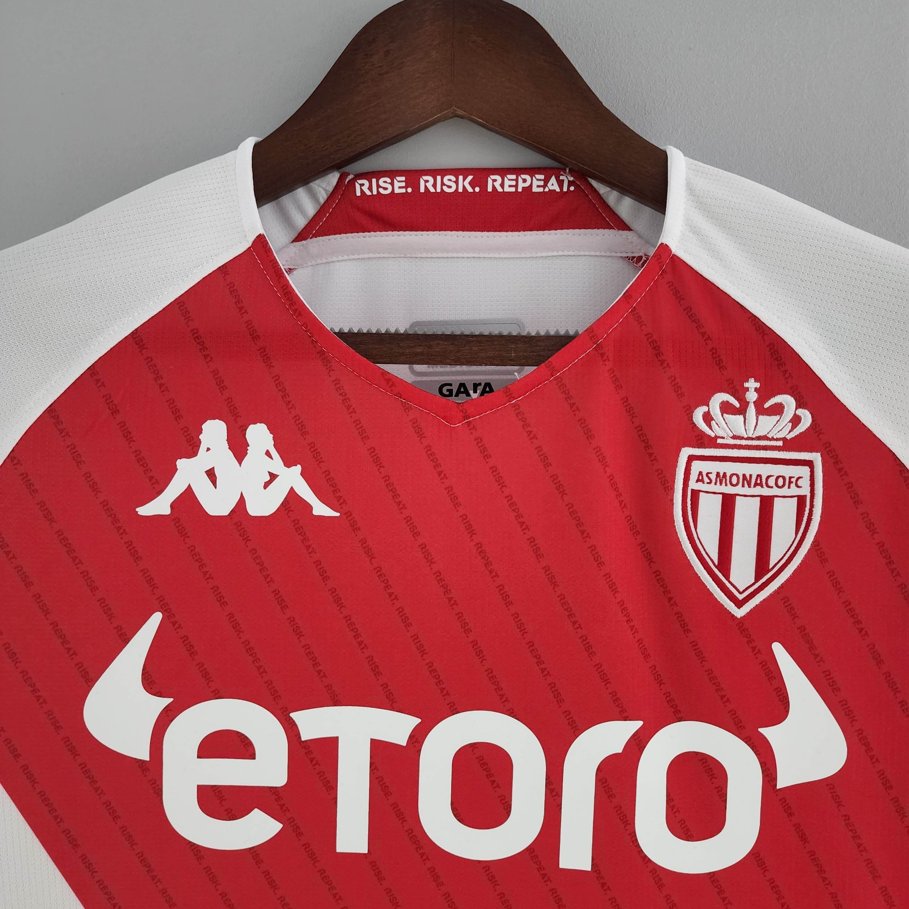 CAMISETA AS MONACO I 22/23 HOMBRE (VERSIÓN FAN) - ZonaCamisetas