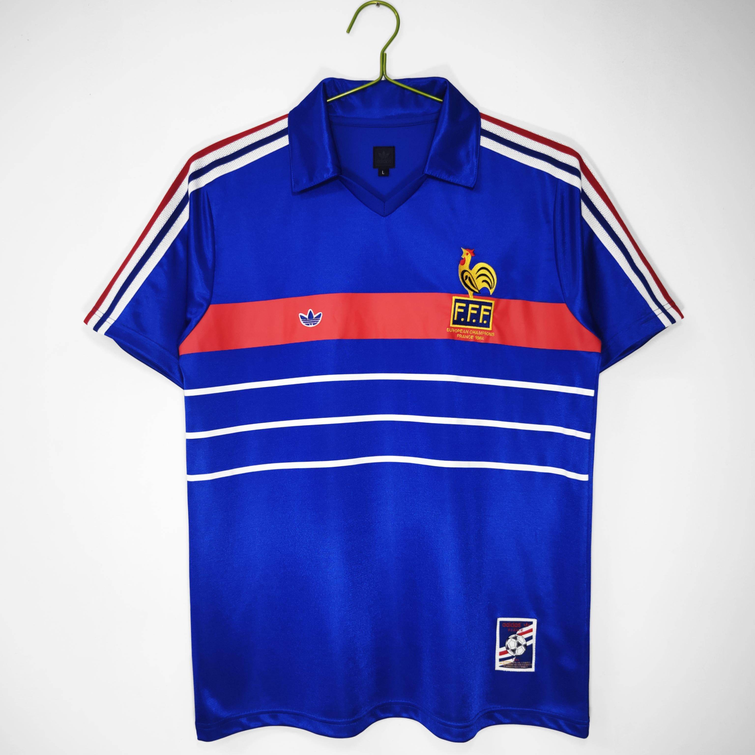 CAMISETA FRANCIA I 84 HOMBRE (RETRO) - ZonaCamisetas
