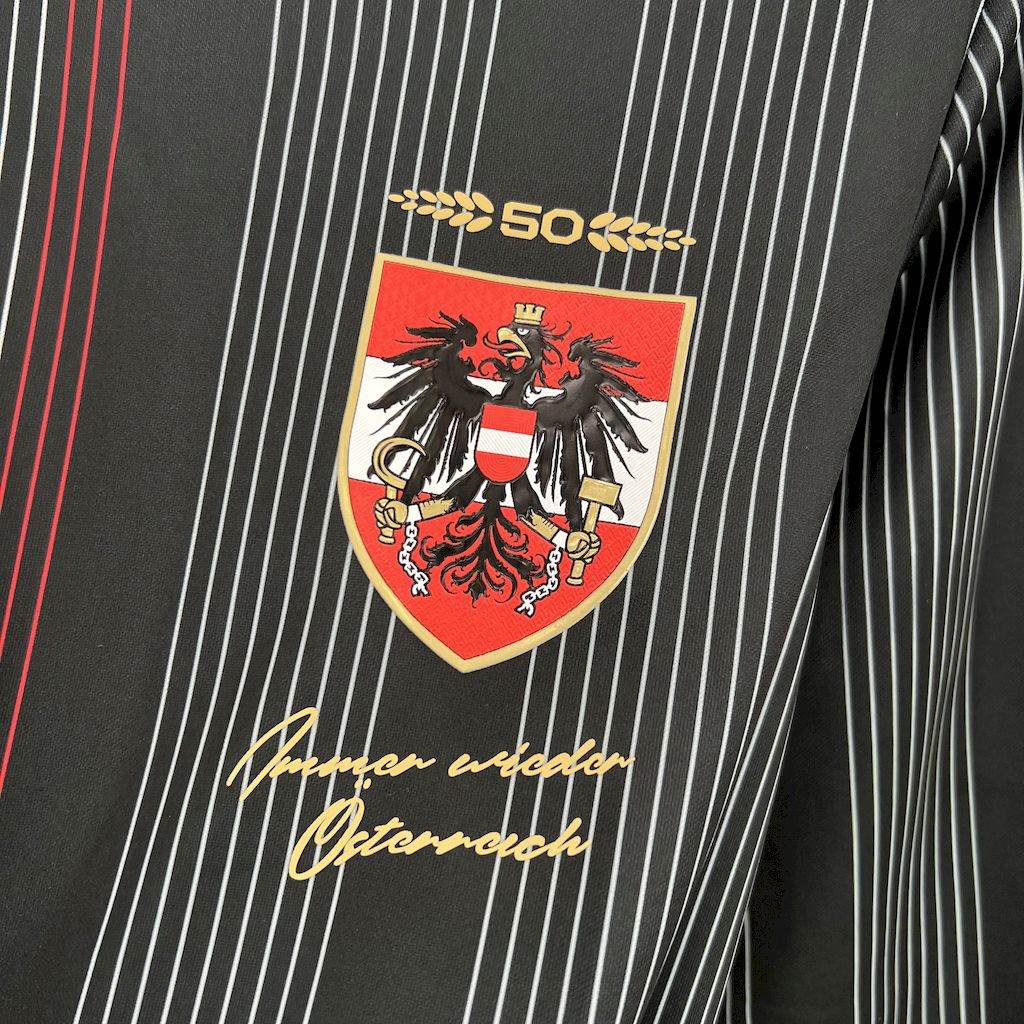 CAMISETA AUSTRIA l 24/25 50th HOMBRE (VERSIÓN FAN) MANGA LARGA - ZonaCamisetas