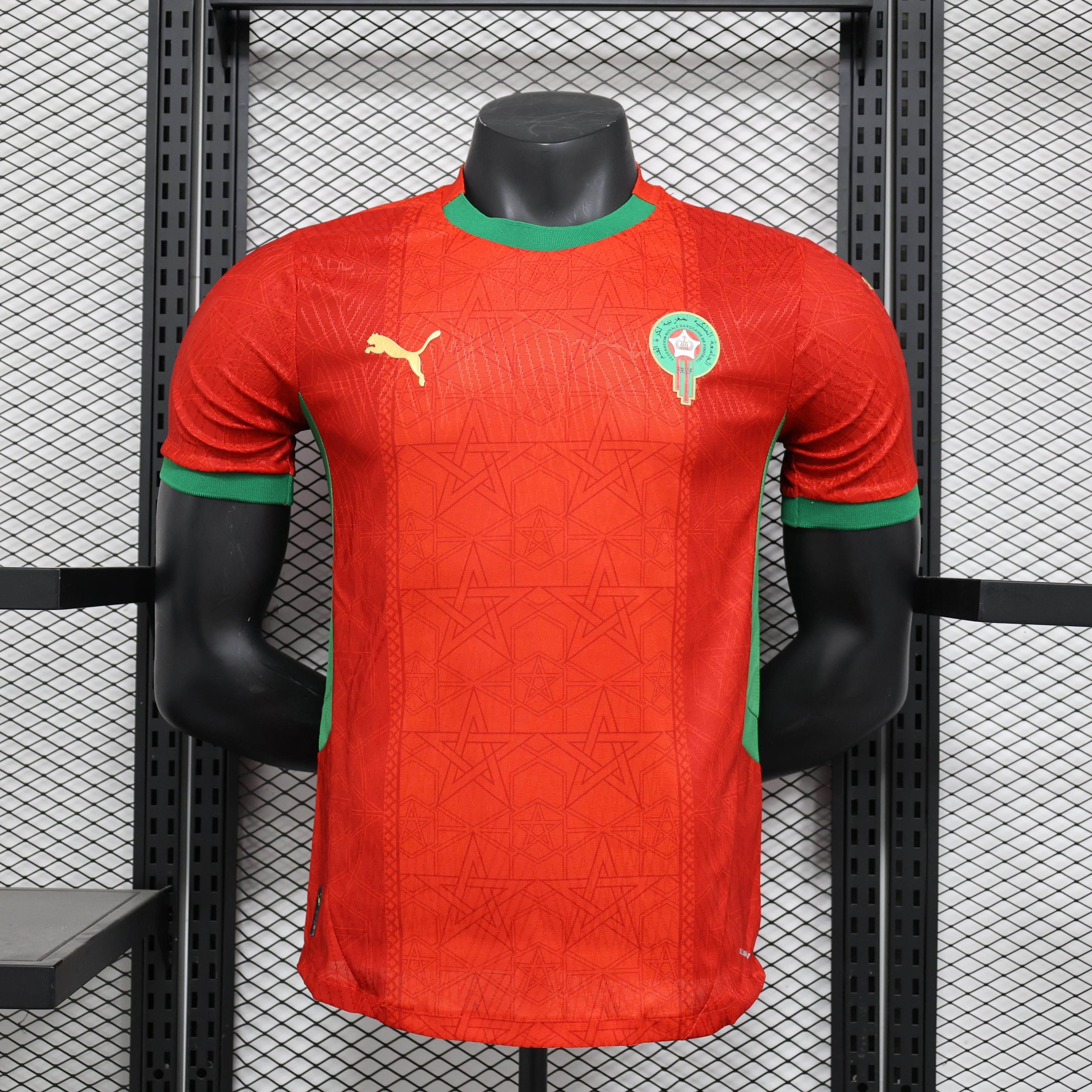 CAMISETA MOROCCO I 24/25 HOMBRE (VERSIÓN JUGADOR) - ZonaCamisetas