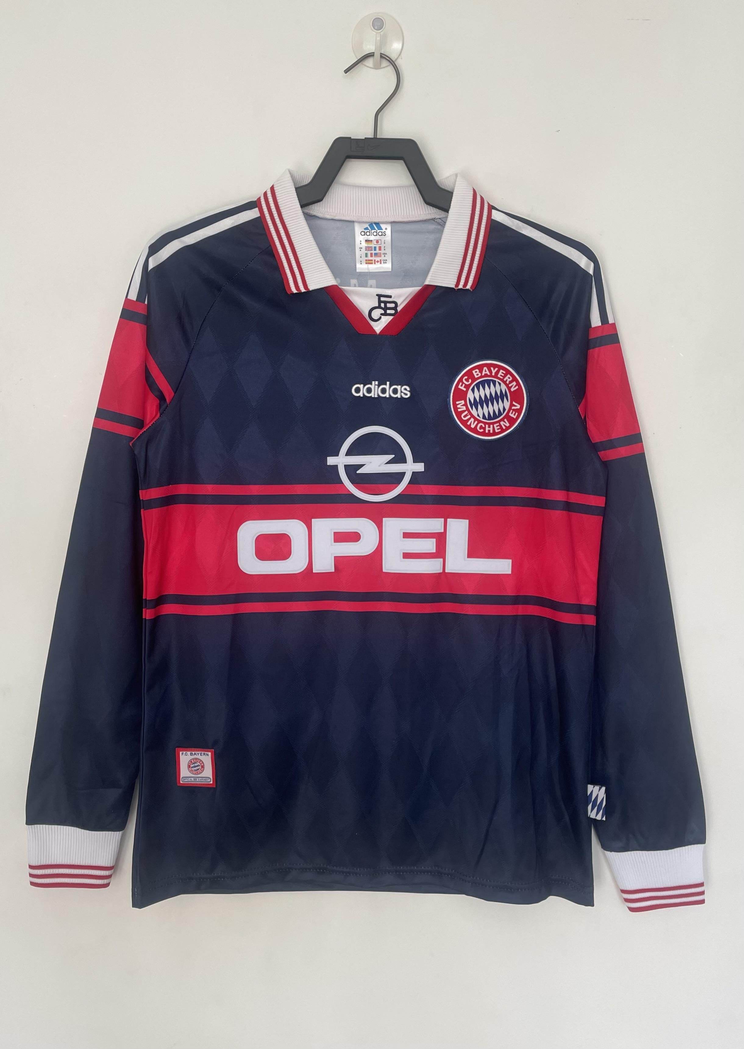 CAMISETA BAYERN DE MUNICH 97/99 HOMBRE (RETRO) MANGA LARGA - ZonaCamisetas