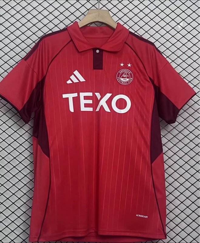 CAMISETA ABERDEEN I 25/26 HOMBRE (VERSIÓN FAN) - ZonaCamisetas
