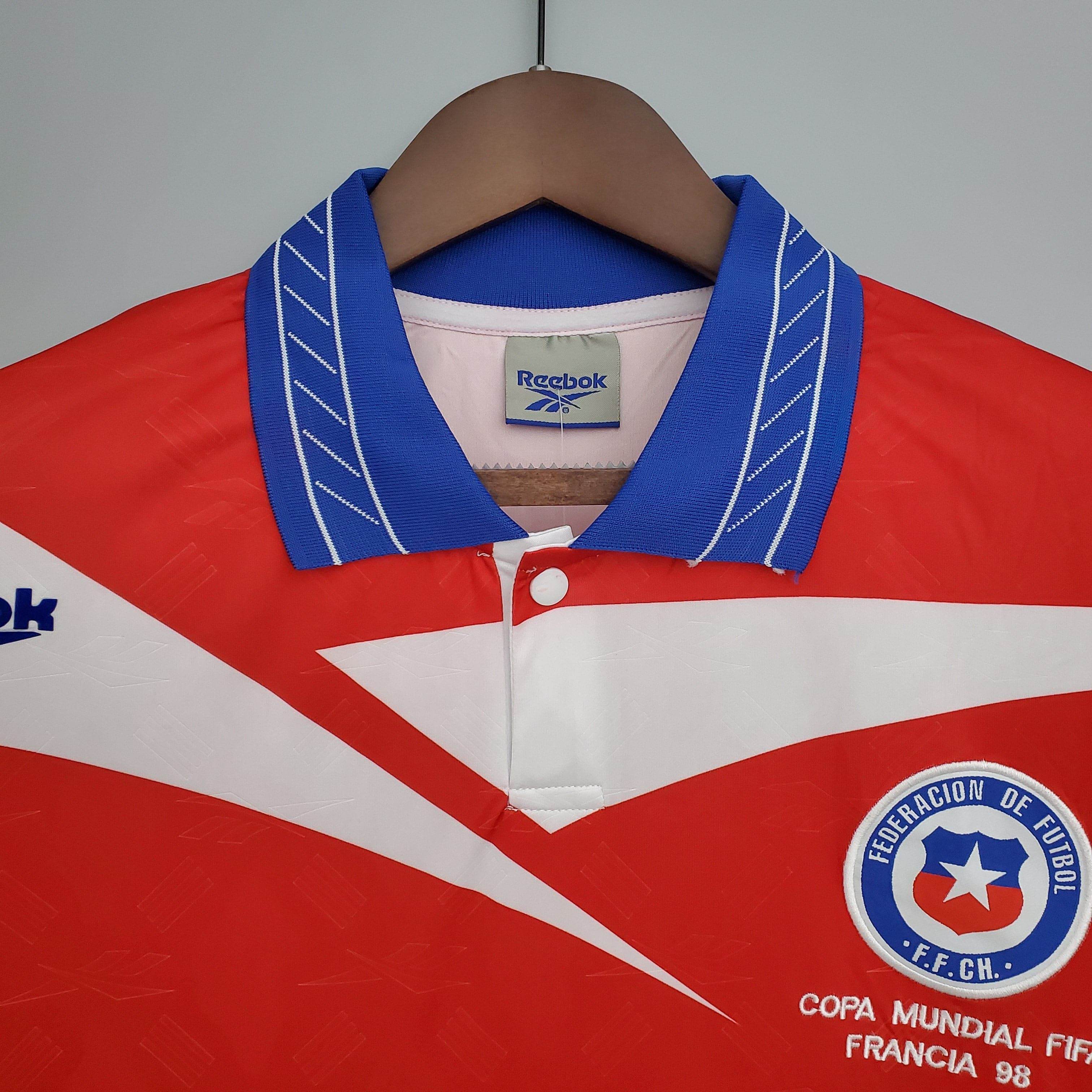 CAMISETA CHILE I 1998 HOMBRE (RETRO) - ZonaCamisetas