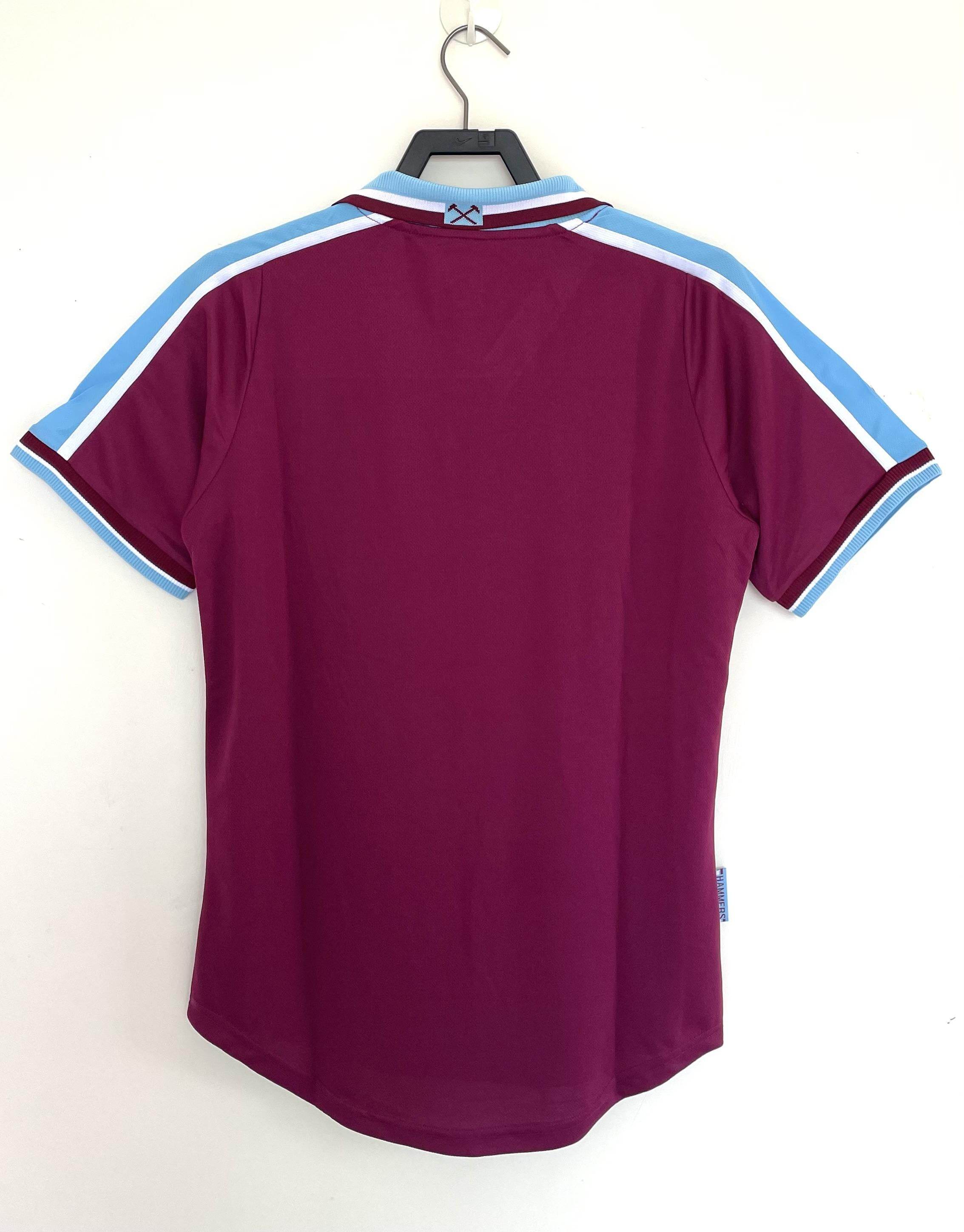 CAMISETA WEST HAM I 99/01 HOMBRE (RETRO) - ZonaCamisetas