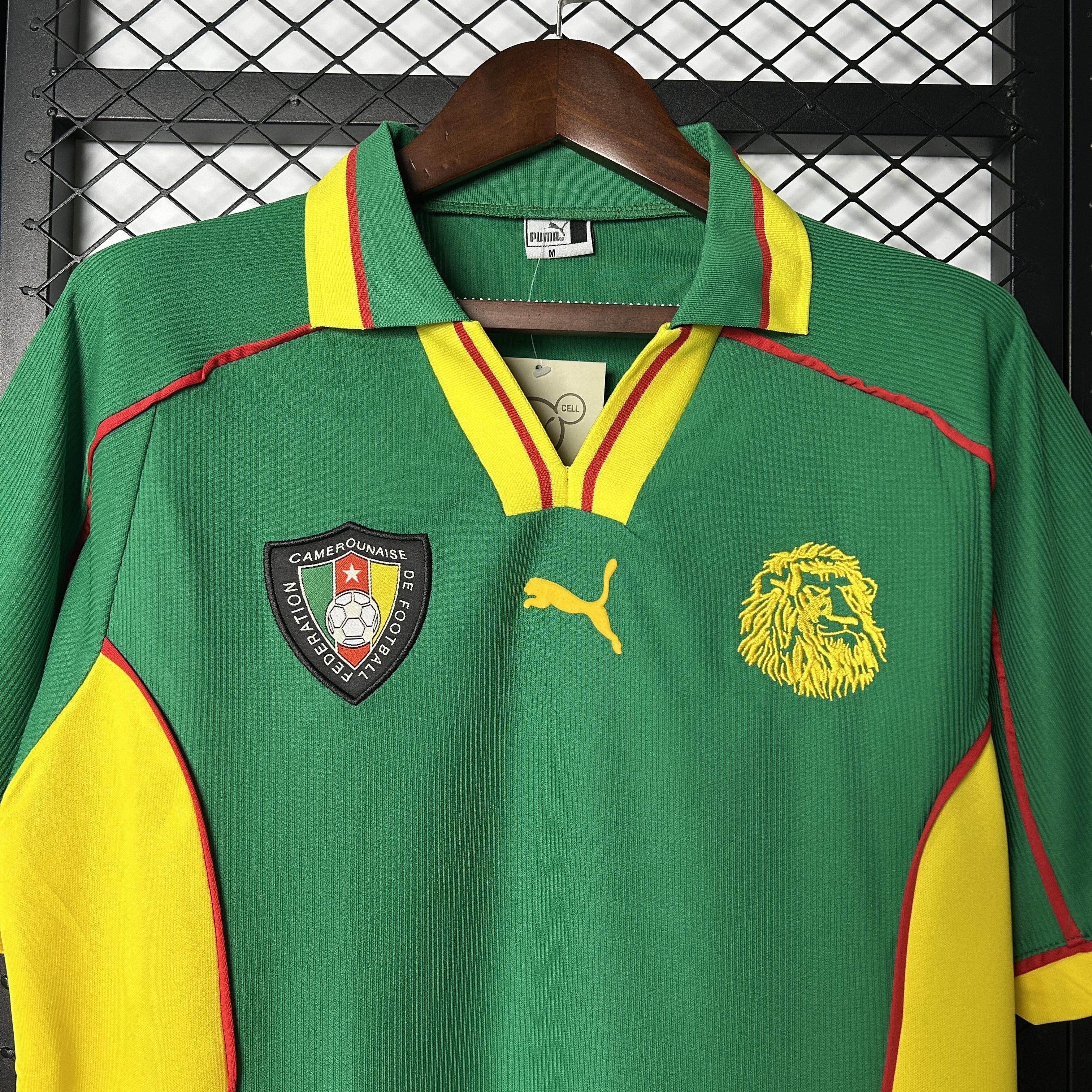 CAMISETA CAMERUN I 98/99 HOMBRE (RETRO) - ZonaCamisetas