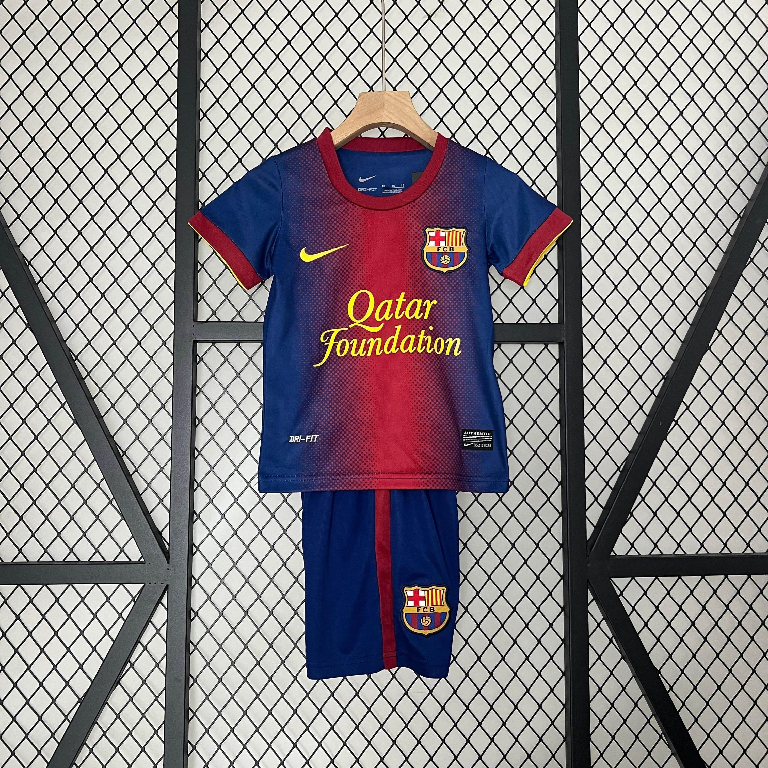CAMISETA BARCELONA I 12/13 CONJUNTO INFANTIL - ZonaCamisetas