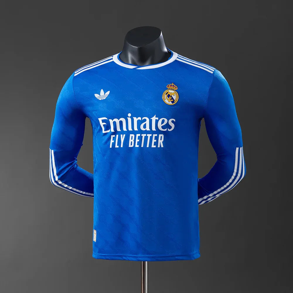 CAMISETA REAL MADRID lI 25/26 (VERSIÓN JUGADOR) MANGA LARGA - ZonaCamisetas