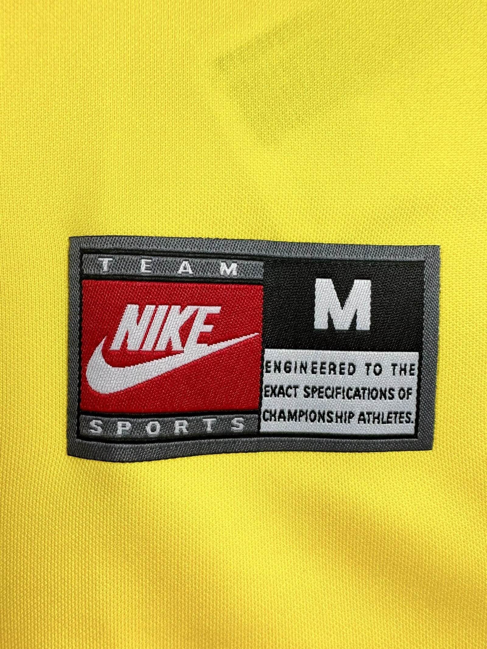 CAMISETA BRASIL I 98 HOMBRE MANGA LARGA (RETRO) - ZonaCamisetas