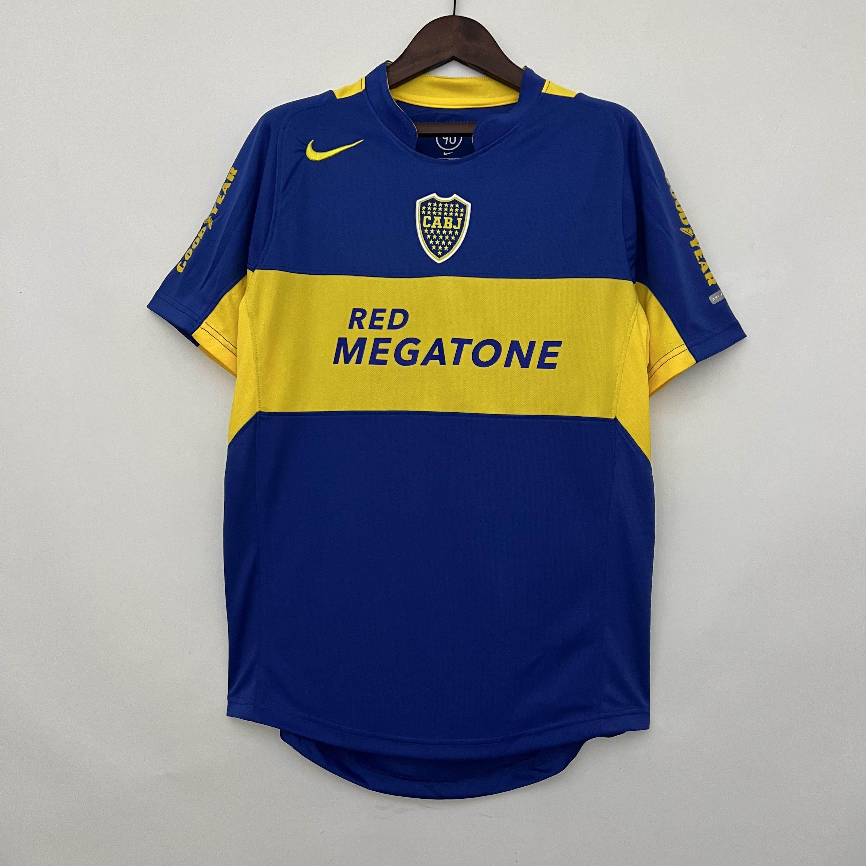 CAMISETA BOCA JUNIORS 04/05 HOMBRE (RETRO) - ZonaCamisetas