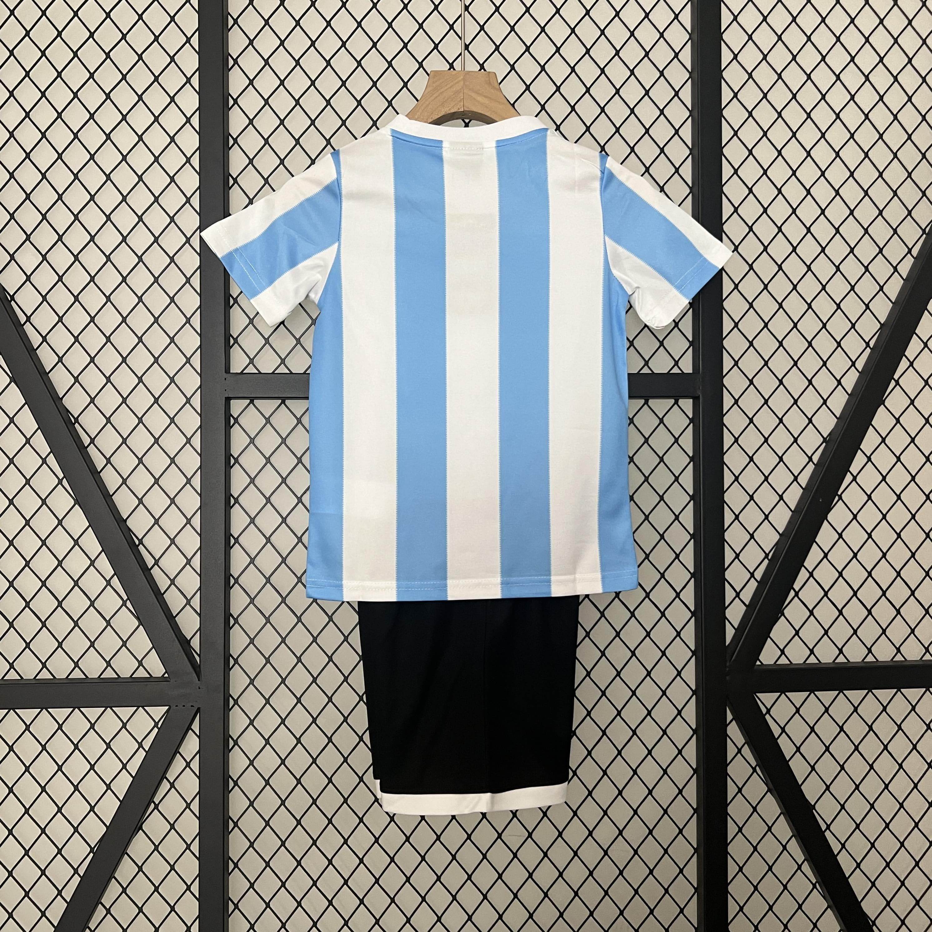 CAMISETA ARGENTINA l 1986 CONJUNTO INFANTIL - ZonaCamisetas