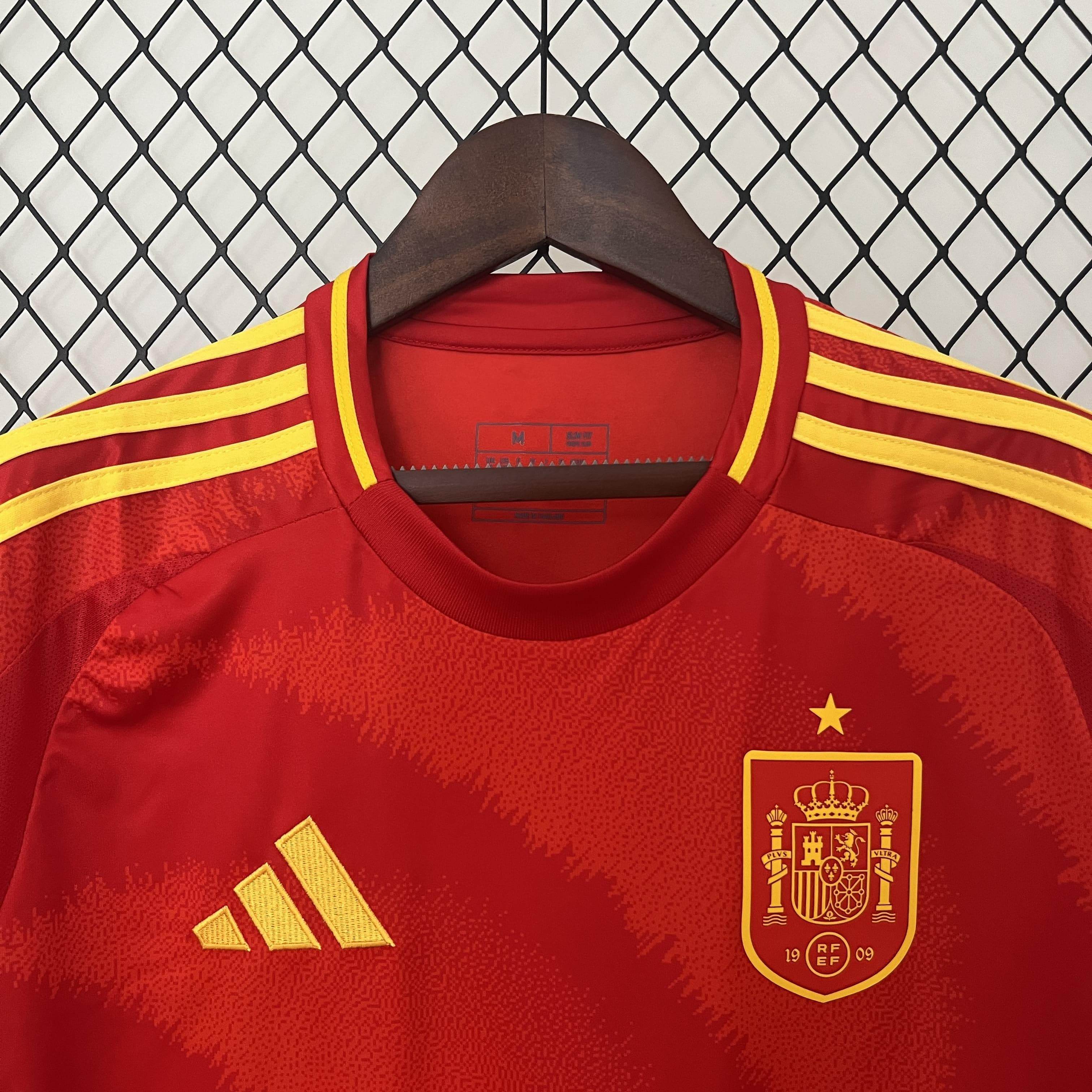 CAMISETA ESPAÑA I EURO 2024 HOMBRE (VERSIÓN FAN) - ZonaCamisetas