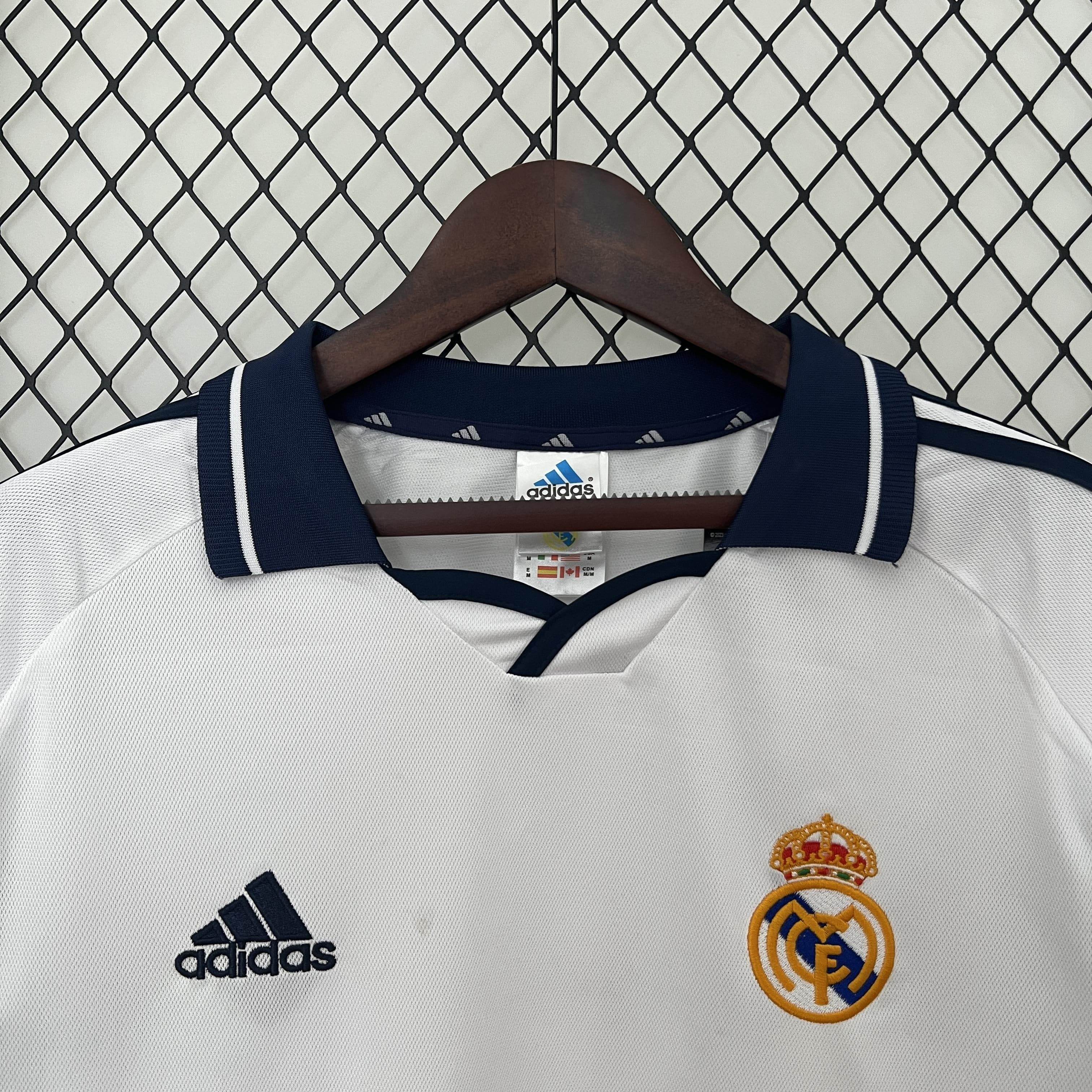CAMISETA REAL MADRID l 00/01 MANGA LARGA HOMBRE (RETRO) - ZonaCamisetas