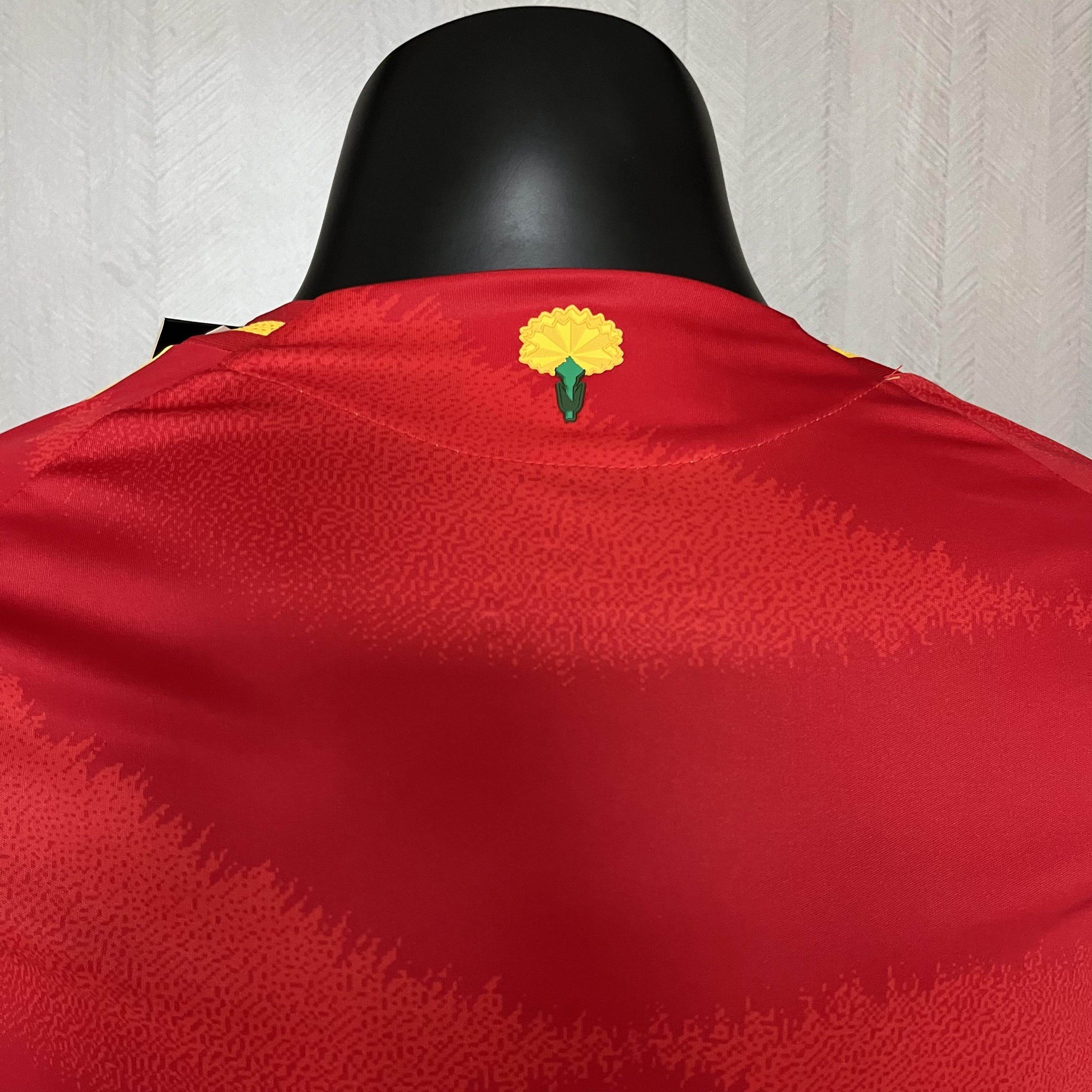 CAMISETA ESPAÑA I EURO 2024 MANGA LARGA HOMBRE (VERSIÓN JUGADOR) - ZonaCamisetas