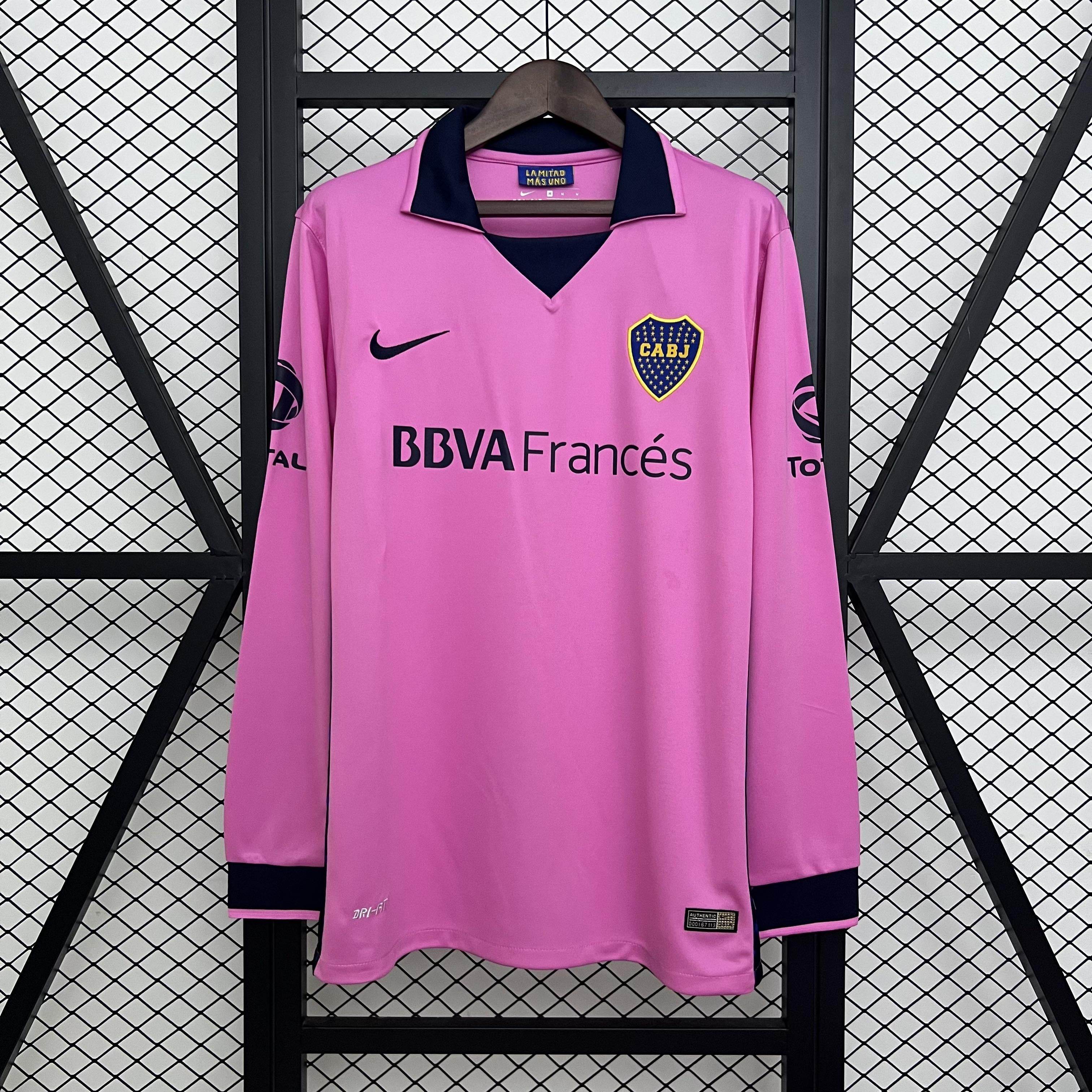 CAMISETA BOCA JUNIORS II 13/14 HOMBRE MANGA LARGA (RETRO) - ZonaCamisetas