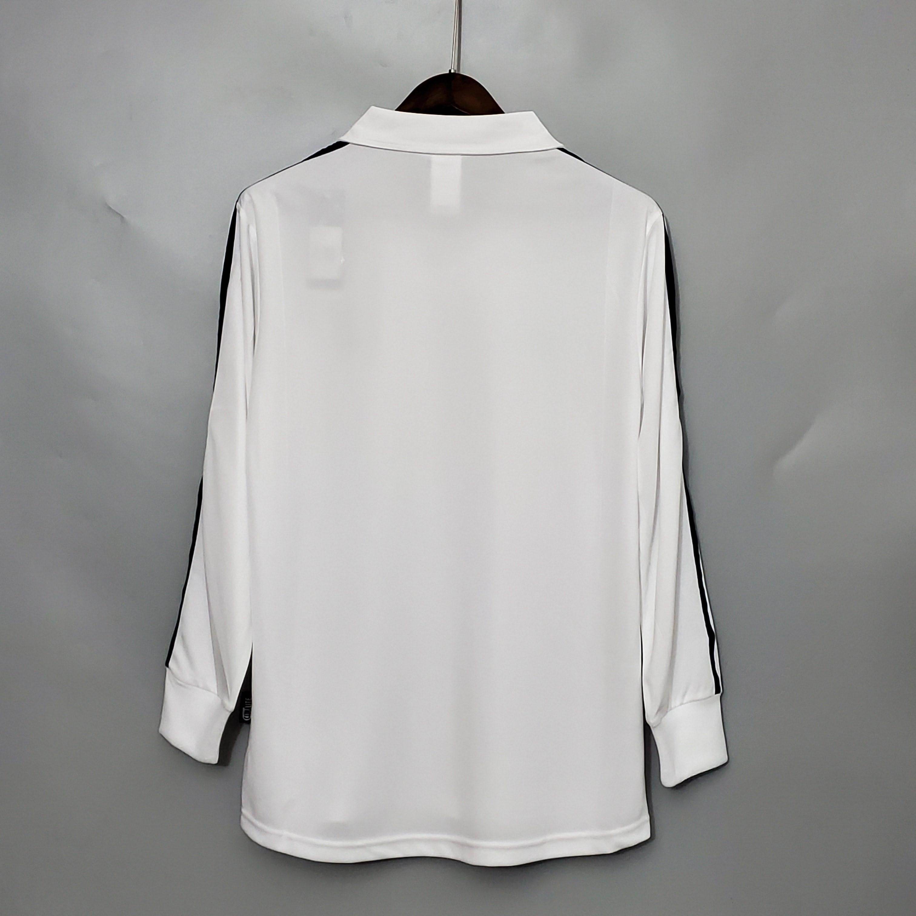 CAMISETA REAL MADRID l 01/02 MANGA LARGA HOMBRE (RETRO) - ZonaCamisetas