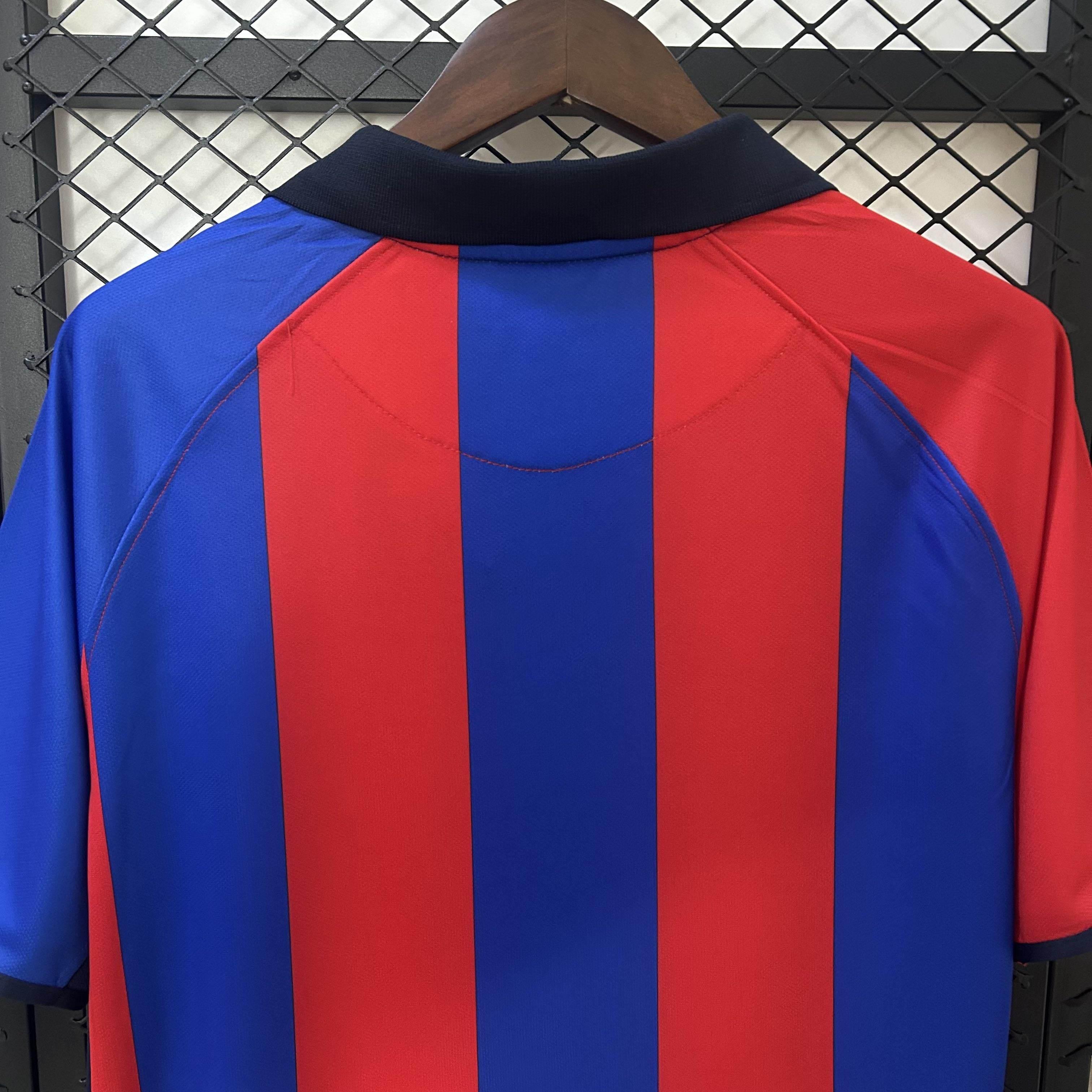 CAMISETA BARCELONA I 01/02 HOMBRE (RETRO) - ZonaCamisetas