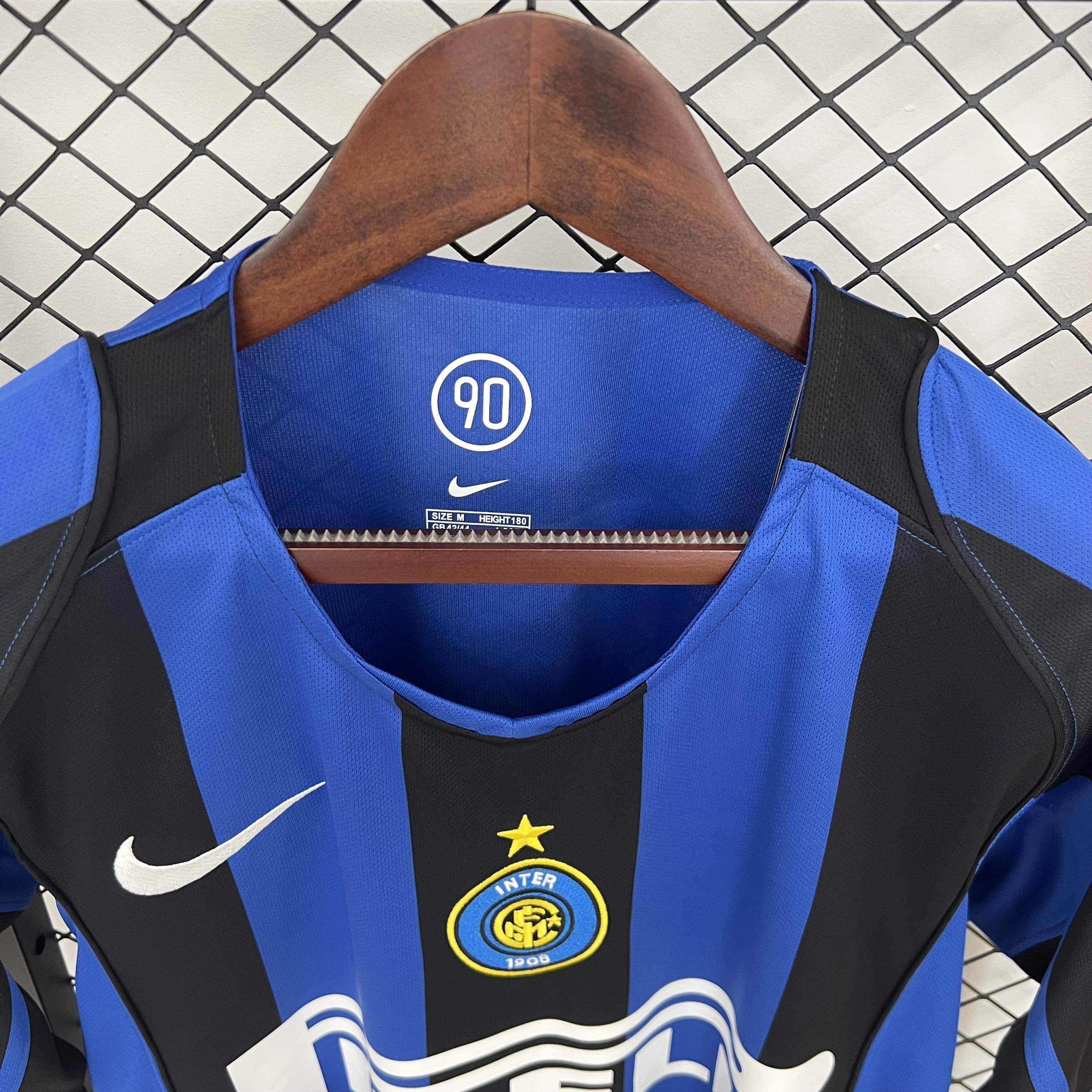 CAMISETA INTER DE MILAN I 04/05 HOMBRE (RETRO) - ZonaCamisetas