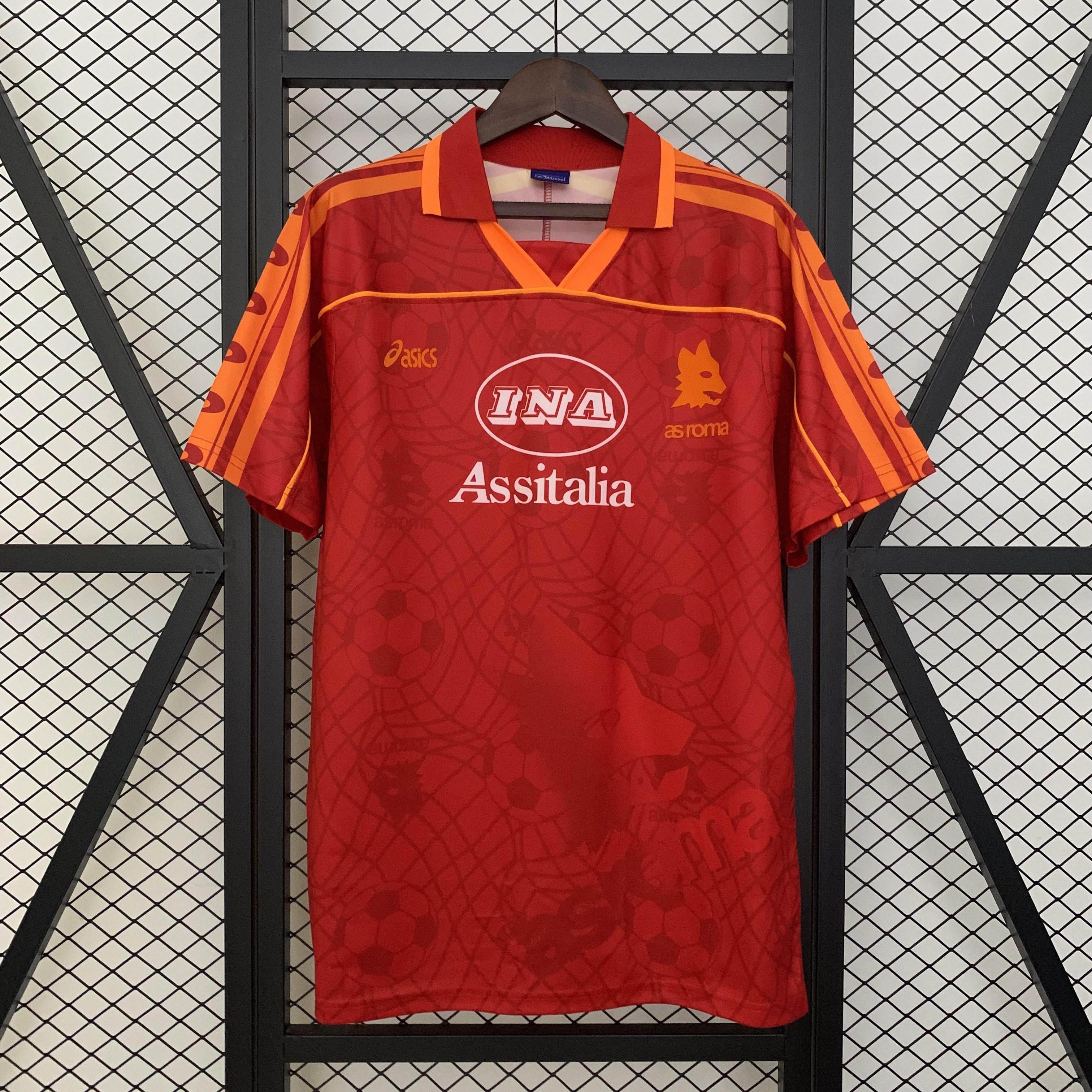 CAMISETA ROMA l 95/96 HOMBRE (RETRO) - ZonaCamisetas
