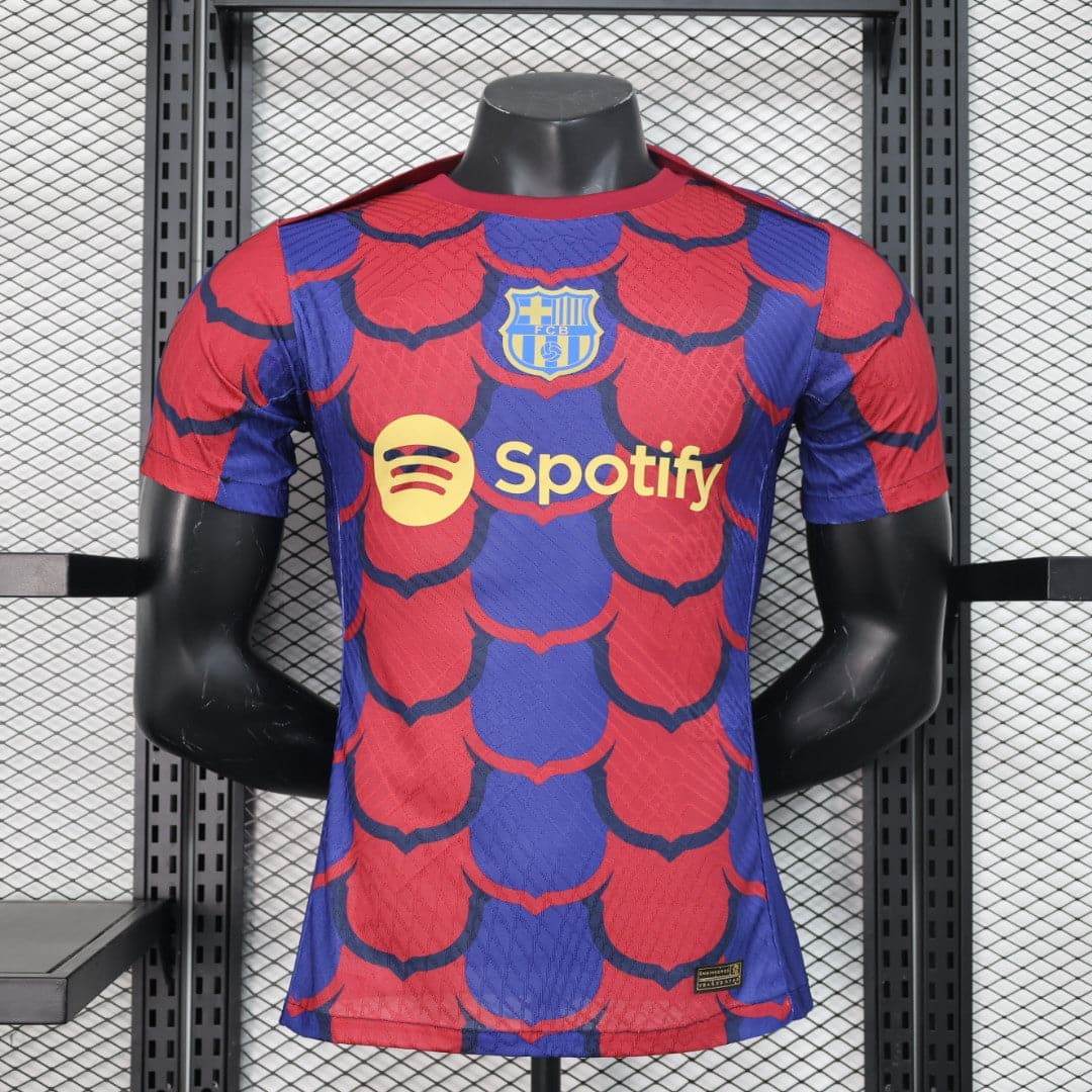CAMISETA BARCELONA CALENTAMIENTO I 24/25 HOMBRE (VERSIÓN JUGADOR) - ZonaCamisetas