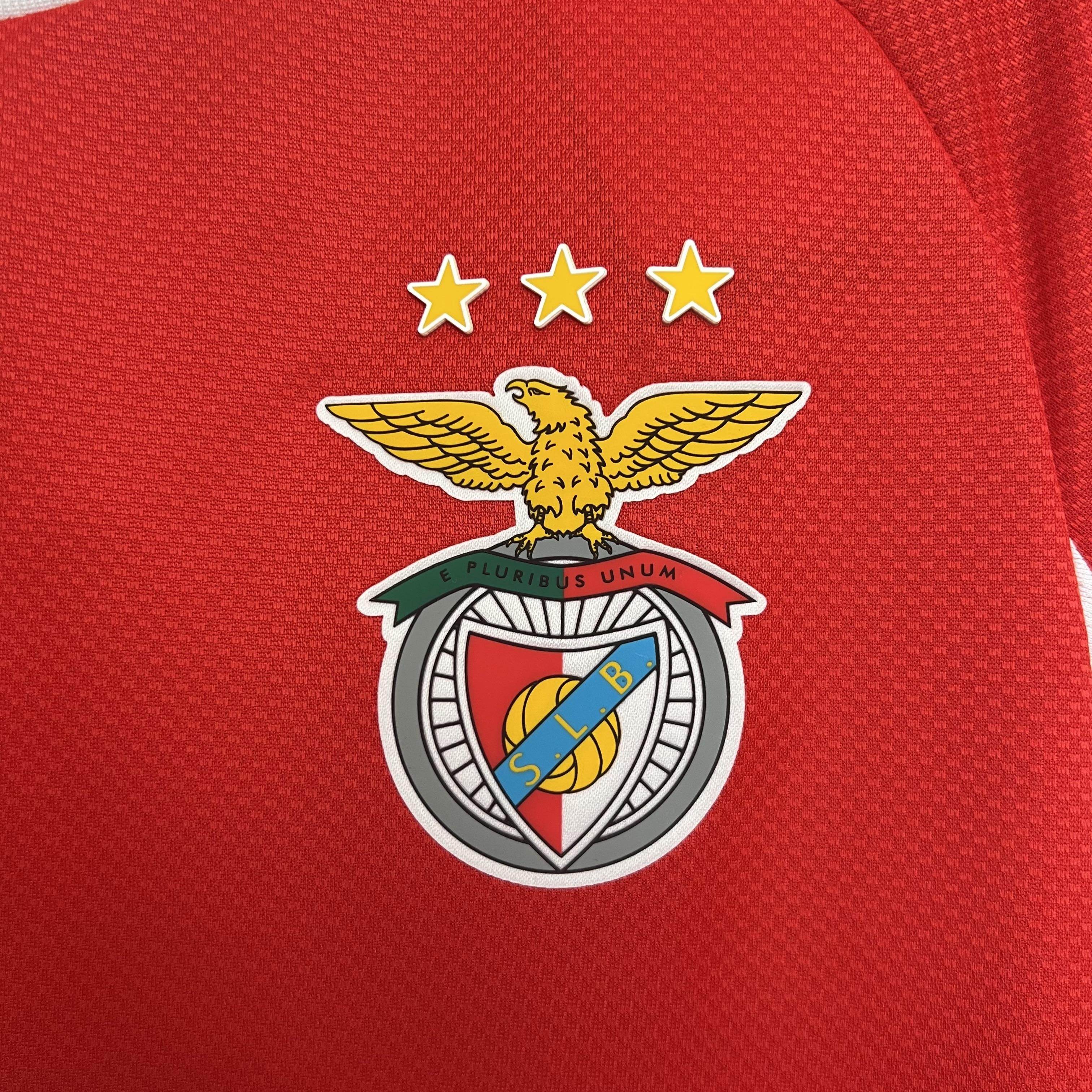 CAMISETA BENFICA I 25/26 HOMBRE (VERSIÓN FAN) MANGA LARGA - ZonaCamisetas