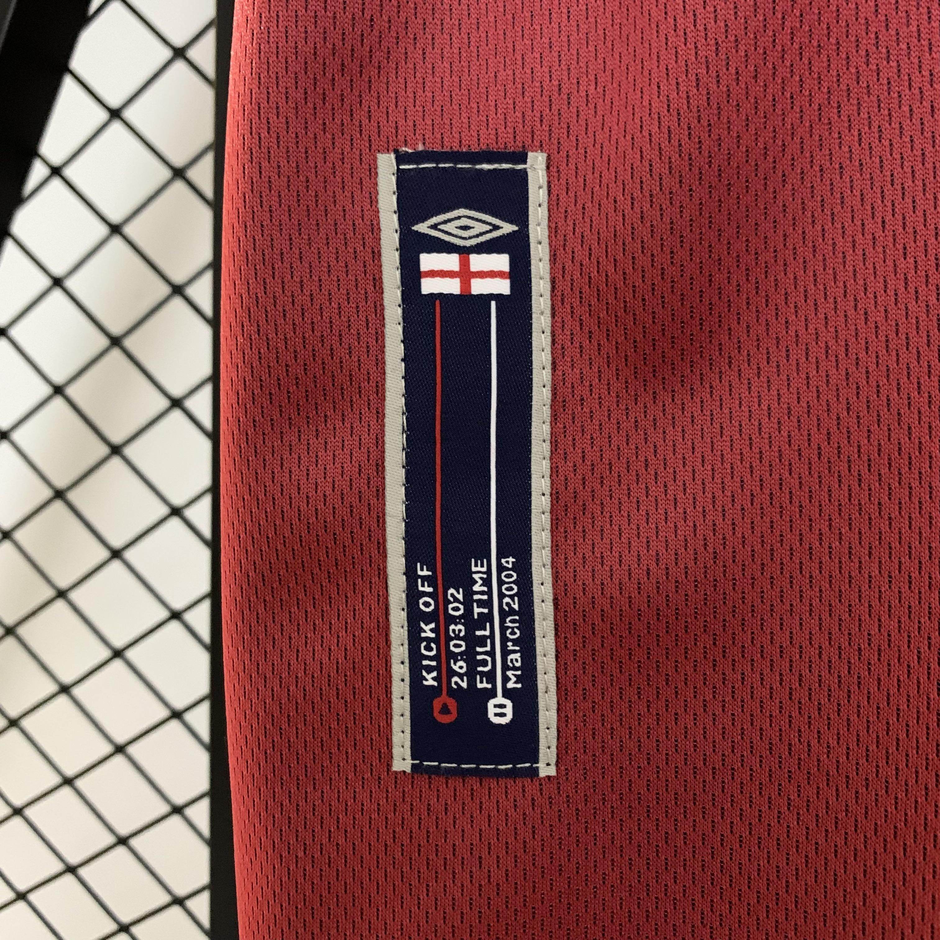 CAMISETA INGLATERRA lI 2002 HOMBRE (RETRO) - ZonaCamisetas