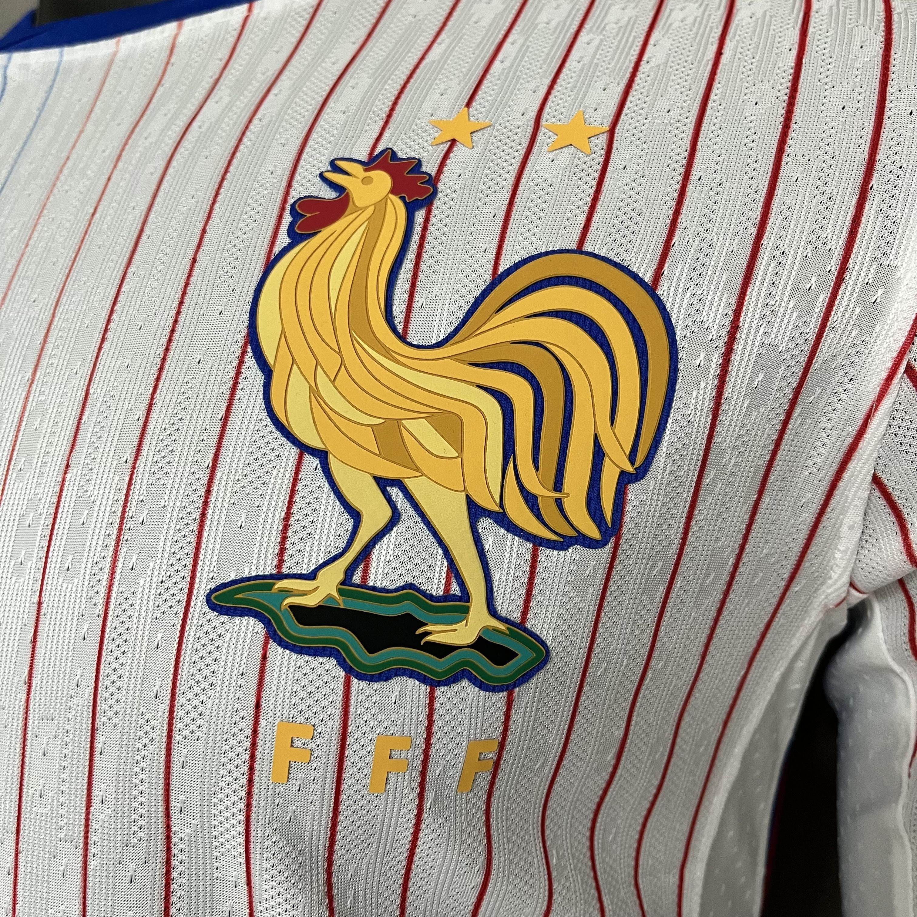 CAMISETA FRANCIA II EURO 2024 MANGA LARGA HOMBRE (VERSIÓN JUGADOR) - ZonaCamisetas