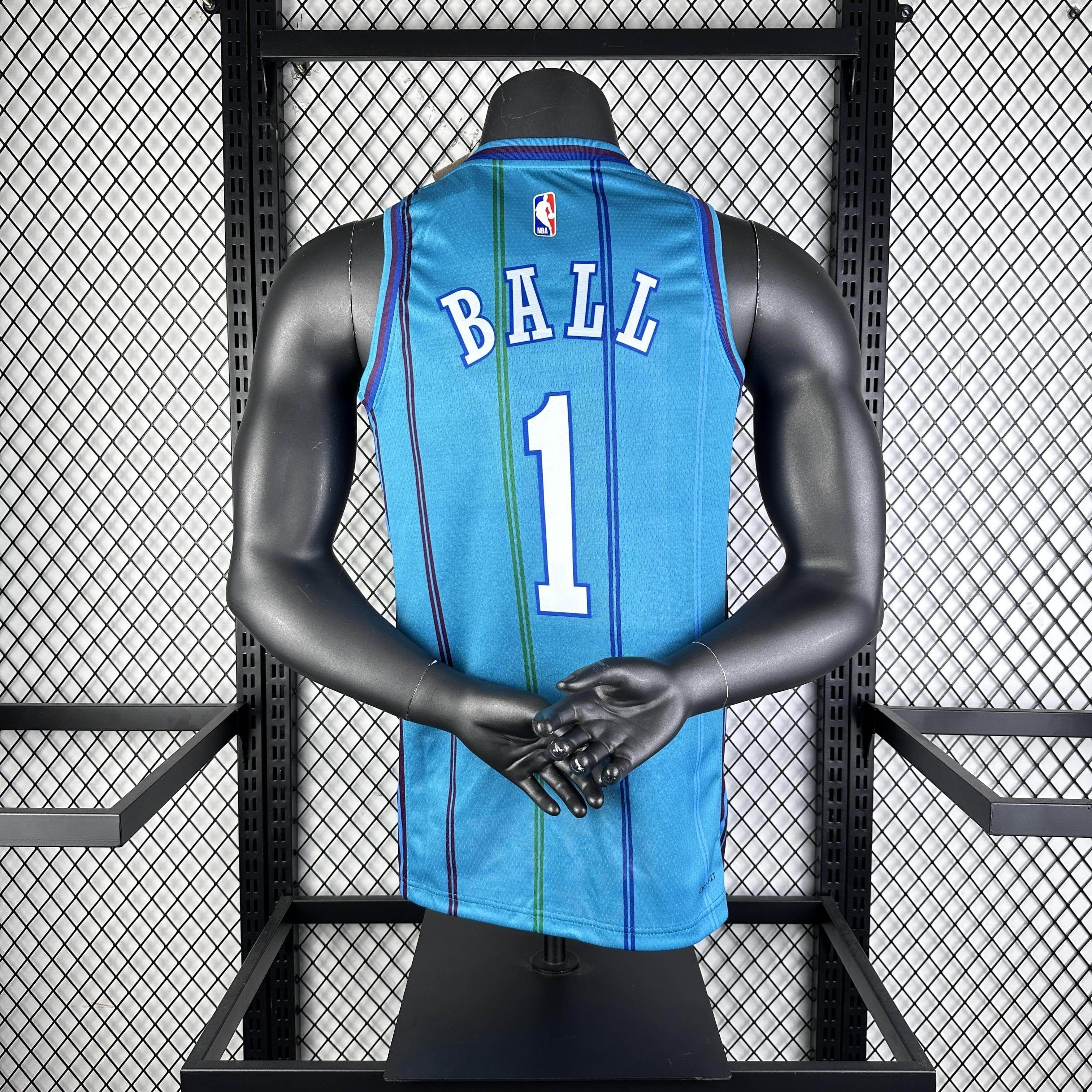 CAMISETA HORNETS SEASON 23/24 HOMBRE EDICIÓN BALL (NBA) - ZonaCamisetas