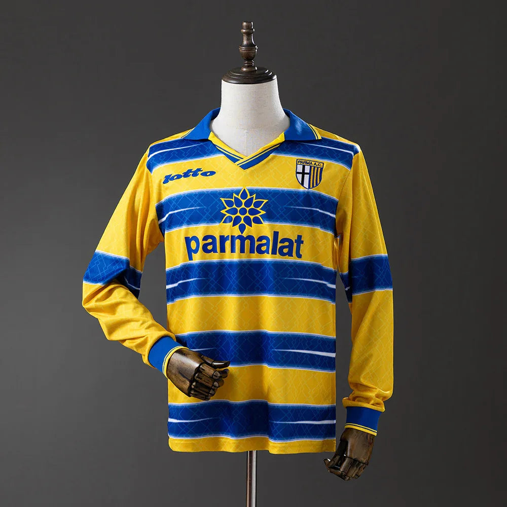 CAMISETA PARMA I 98/99 MANGA LARGA HOMBRE (RETRO) - ZonaCamisetas