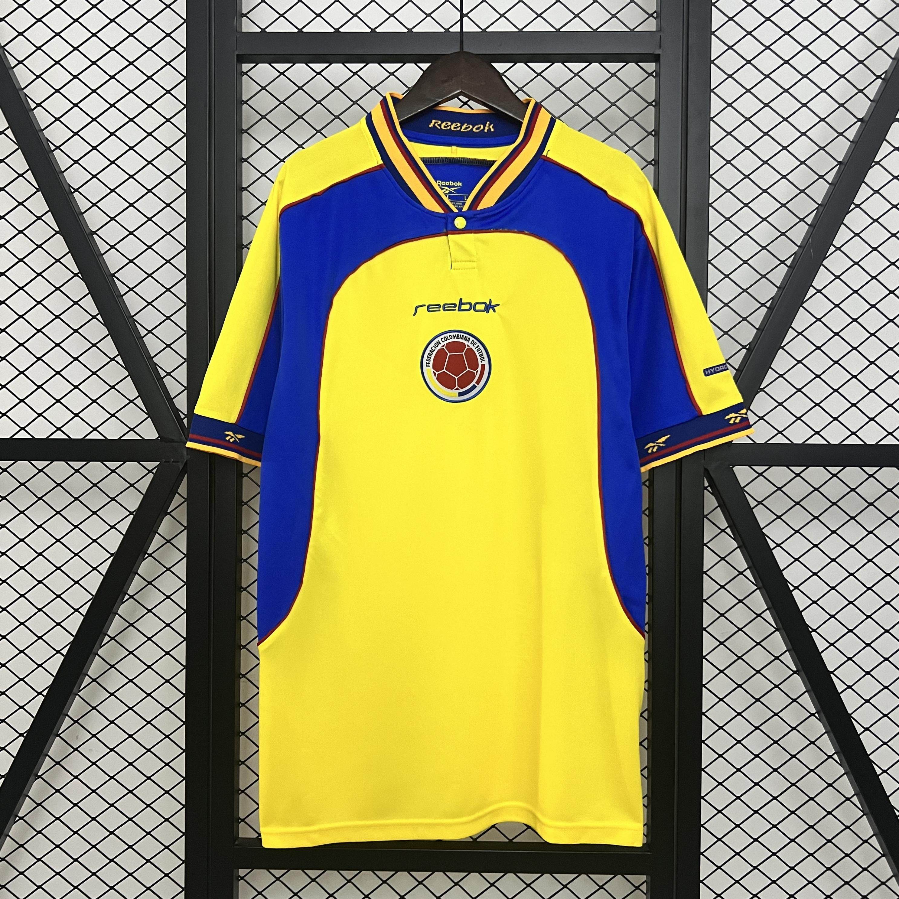CAMISETA COLOMBIA I 01/02 HOMBRE (RETRO) - ZonaCamisetas