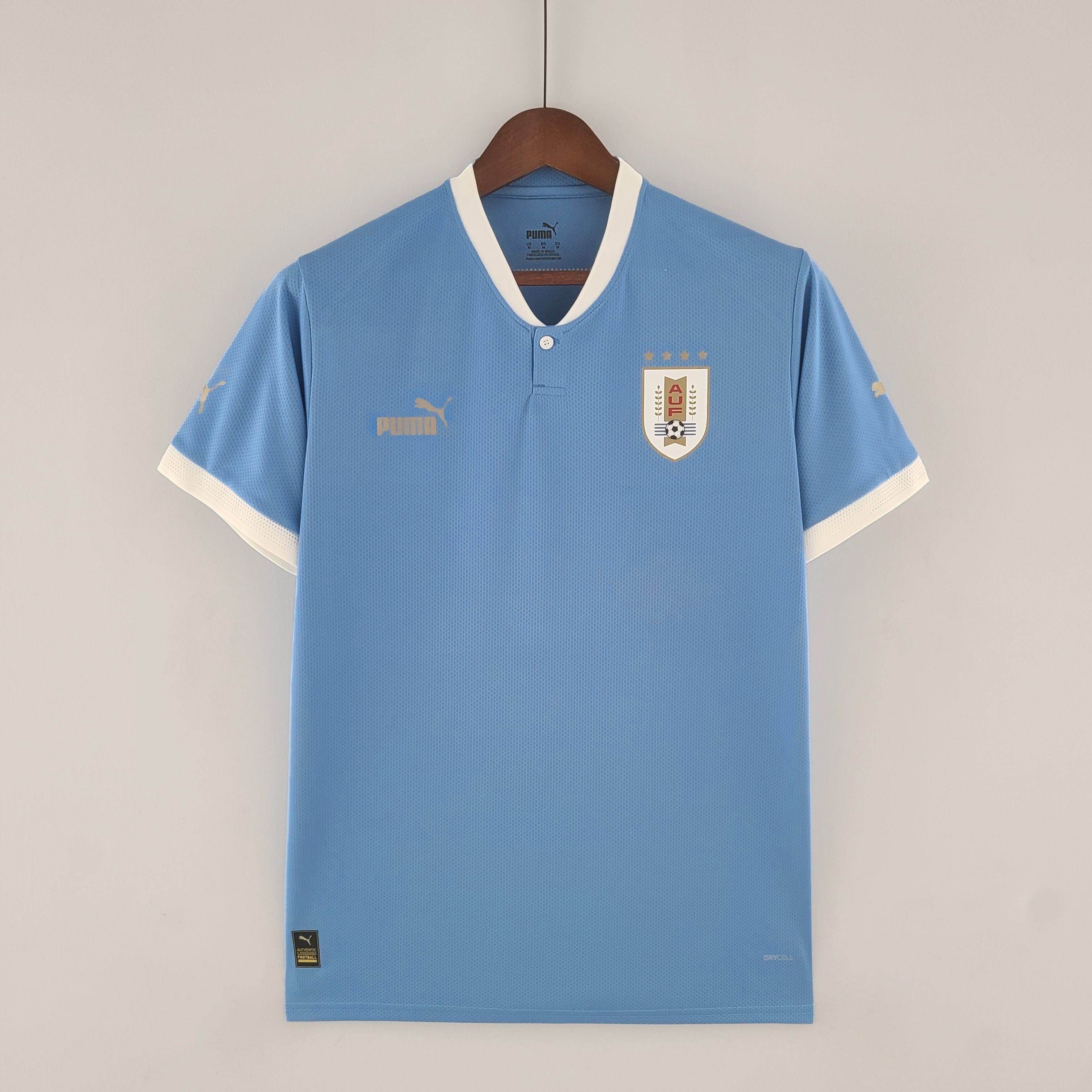 CAMISETA URUGUAY I 2022 HOMBRE (VERSIÓN FAN) - ZonaCamisetas