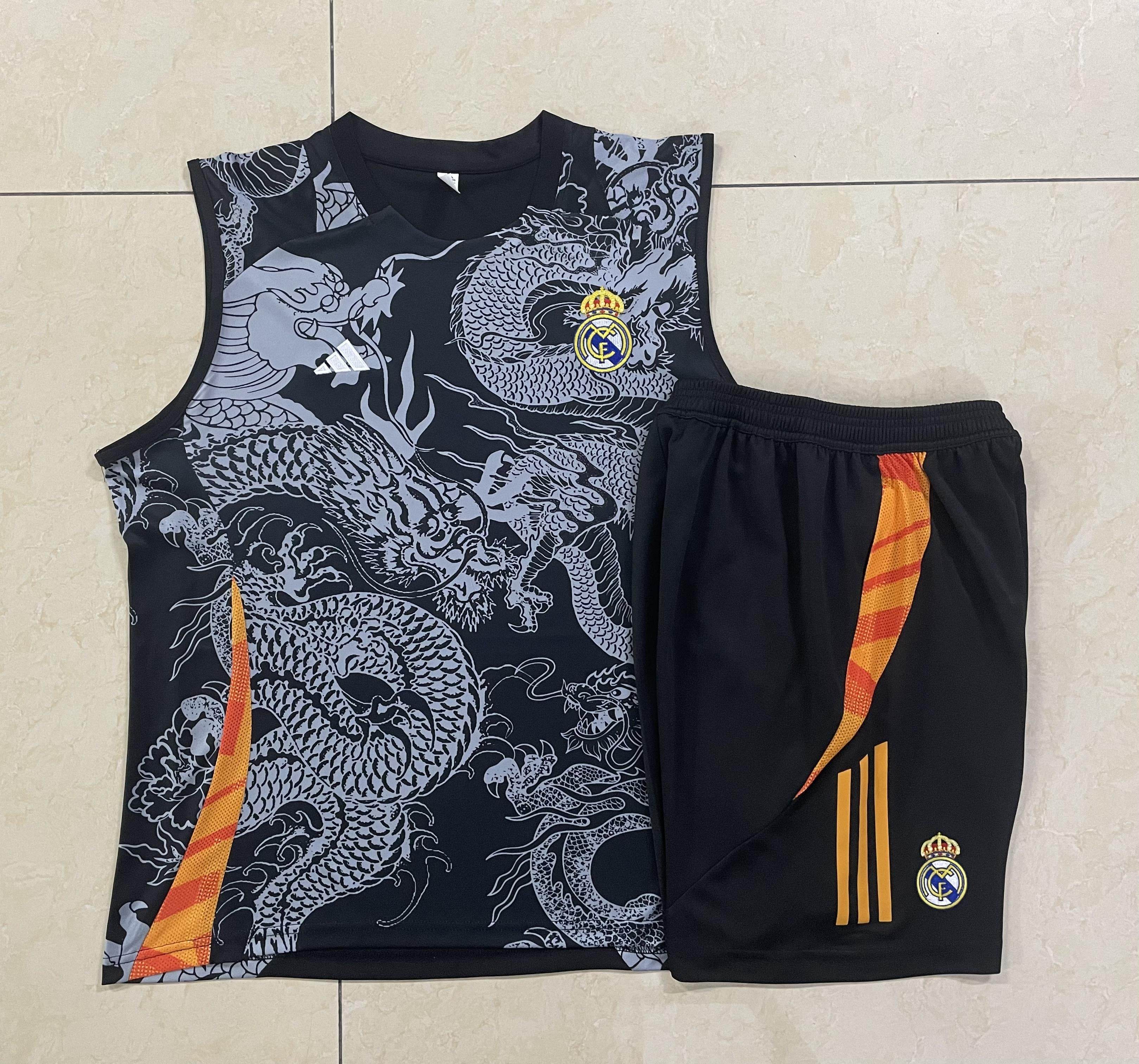 CONJUNTO SIN MANGAS REAL MADRID ENTRENAMIENTO lI 24/25 HOMBRE - ZonaCamisetas