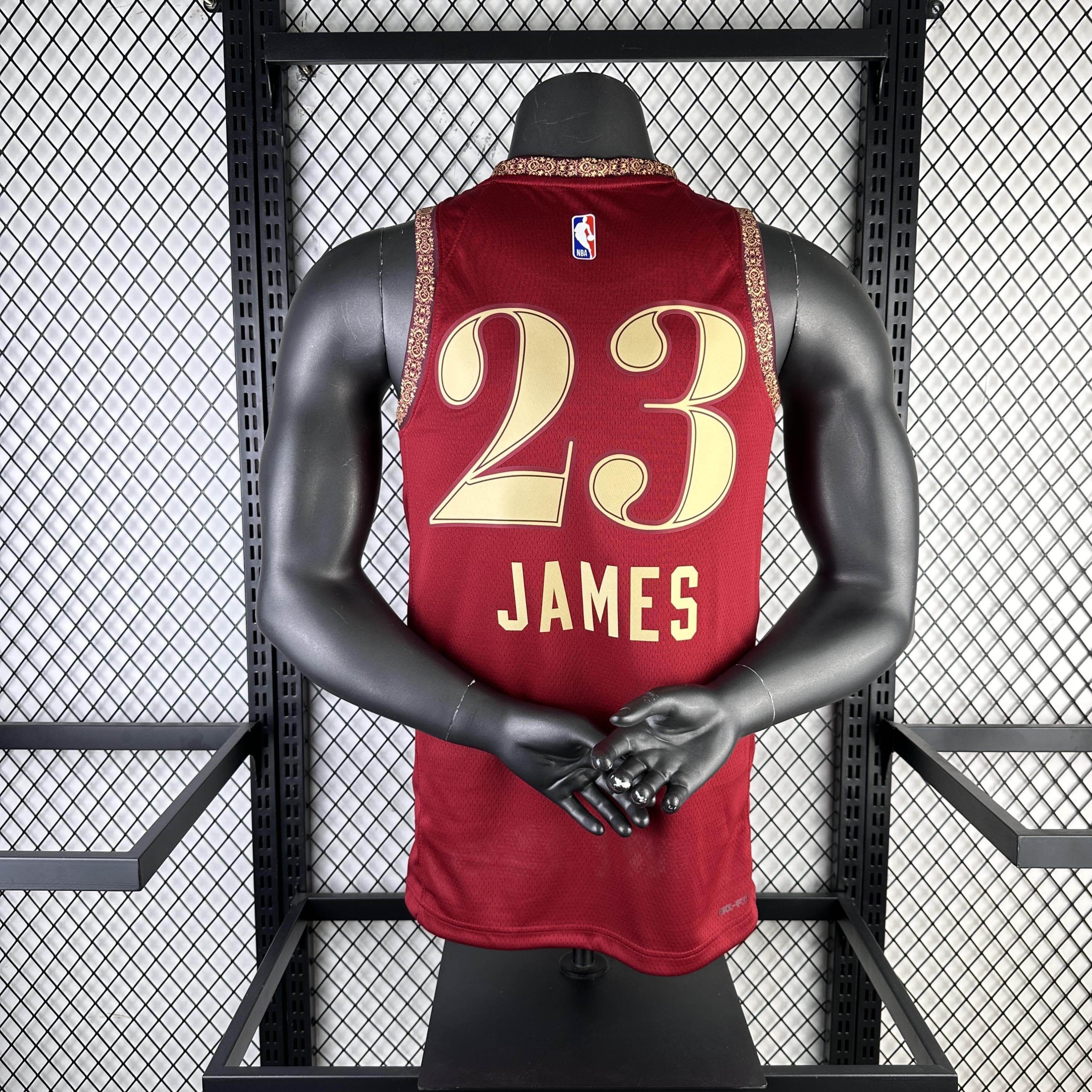 CAMISETA CAVALIERS SEASON 24 HOMBRE EDICIÓN JAMES (NBA) - ZonaCamisetas