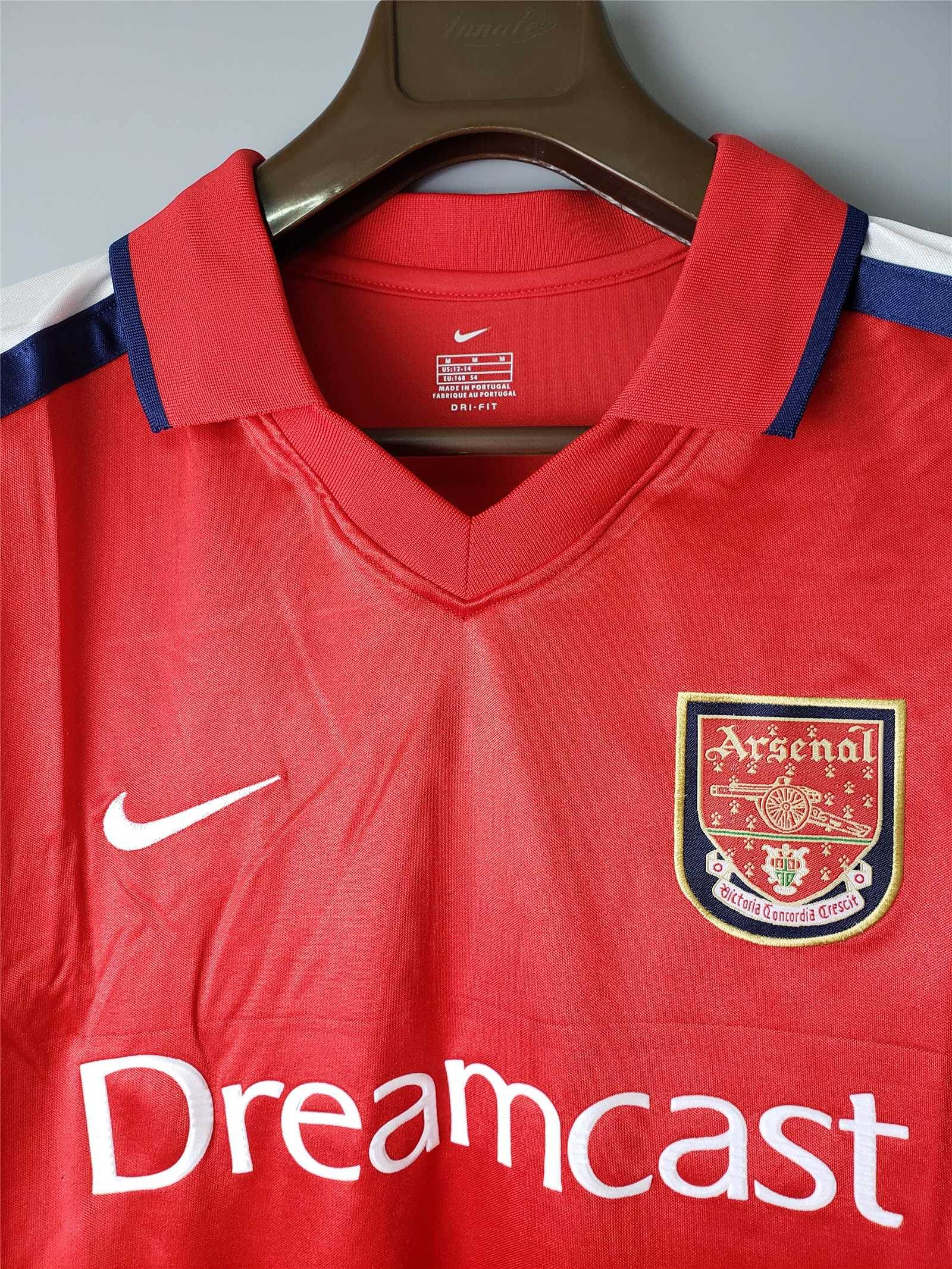 CAMISETA ARSENAL I 00/01 HOMBRE (RETRO) MANGA LARGA - ZonaCamisetas