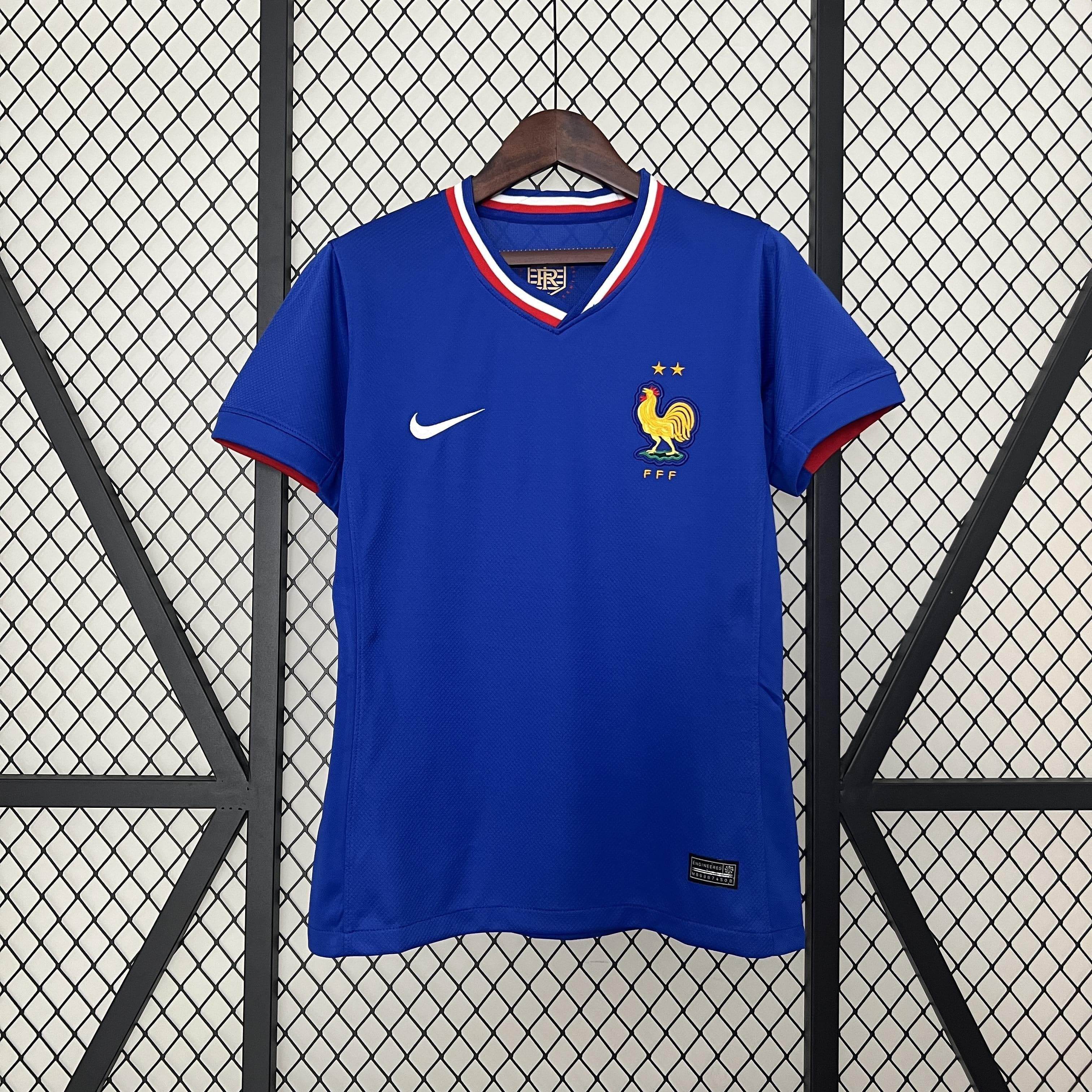 CAMISETA FRANCIA I 2024 MUJER (VERSIÓN FAN) - ZonaCamisetas