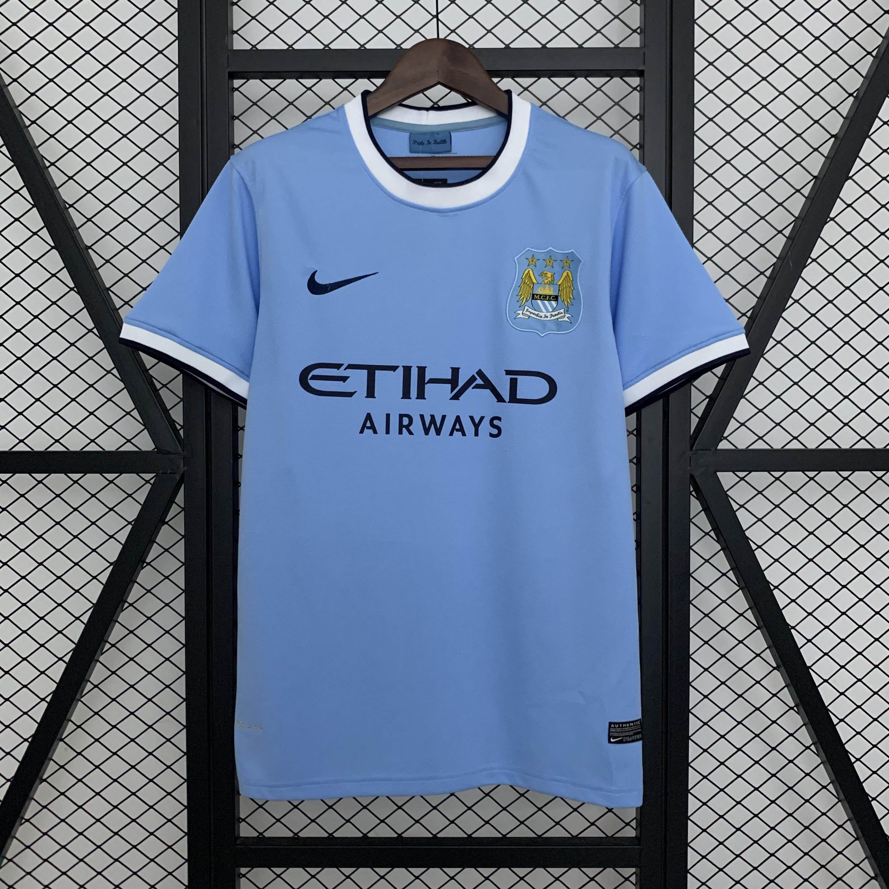 CAMISETA MANCHESTER CITY I 13/14 HOMBRE (RETRO) - ZonaCamisetas