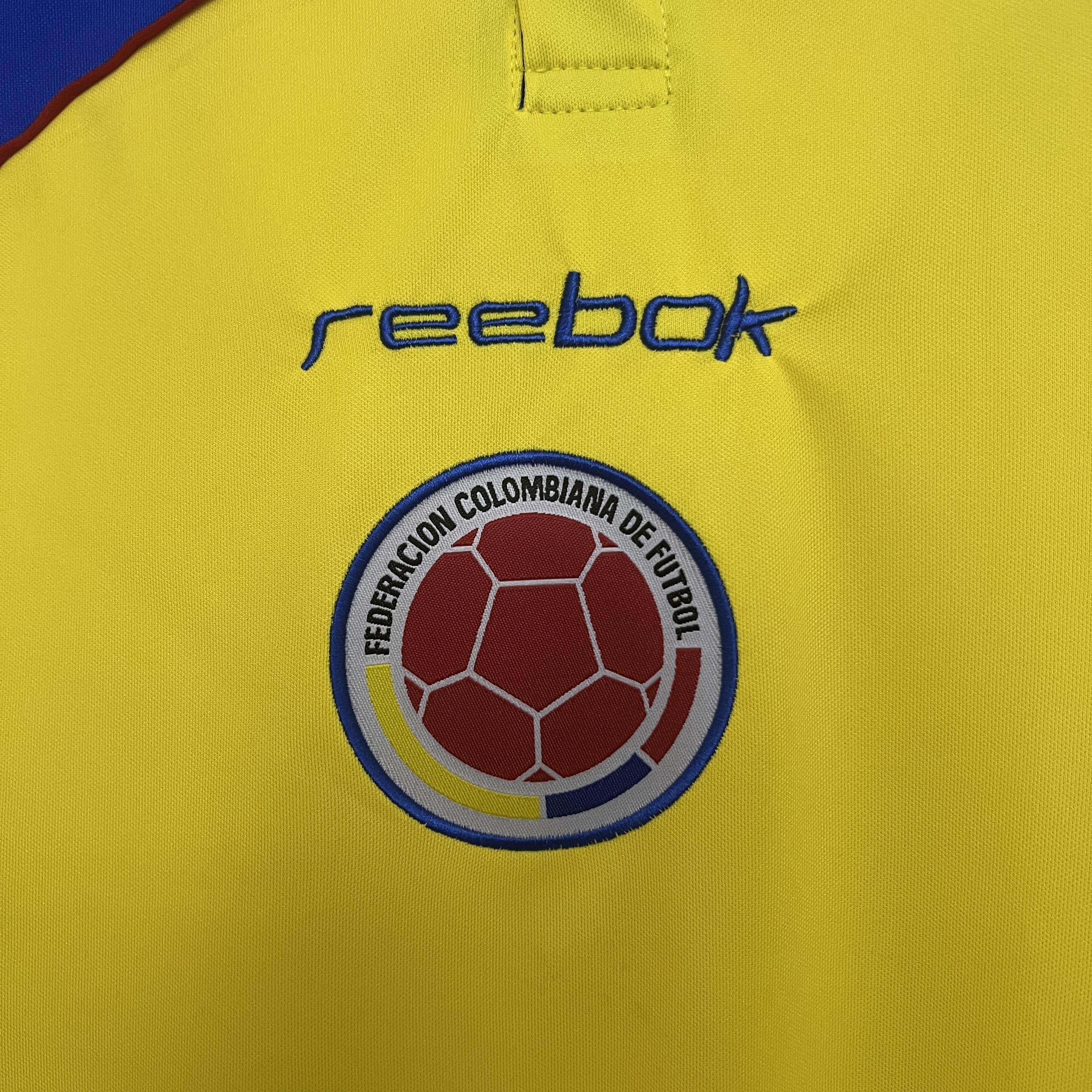CAMISETA COLOMBIA I 01/02 HOMBRE (RETRO) - ZonaCamisetas