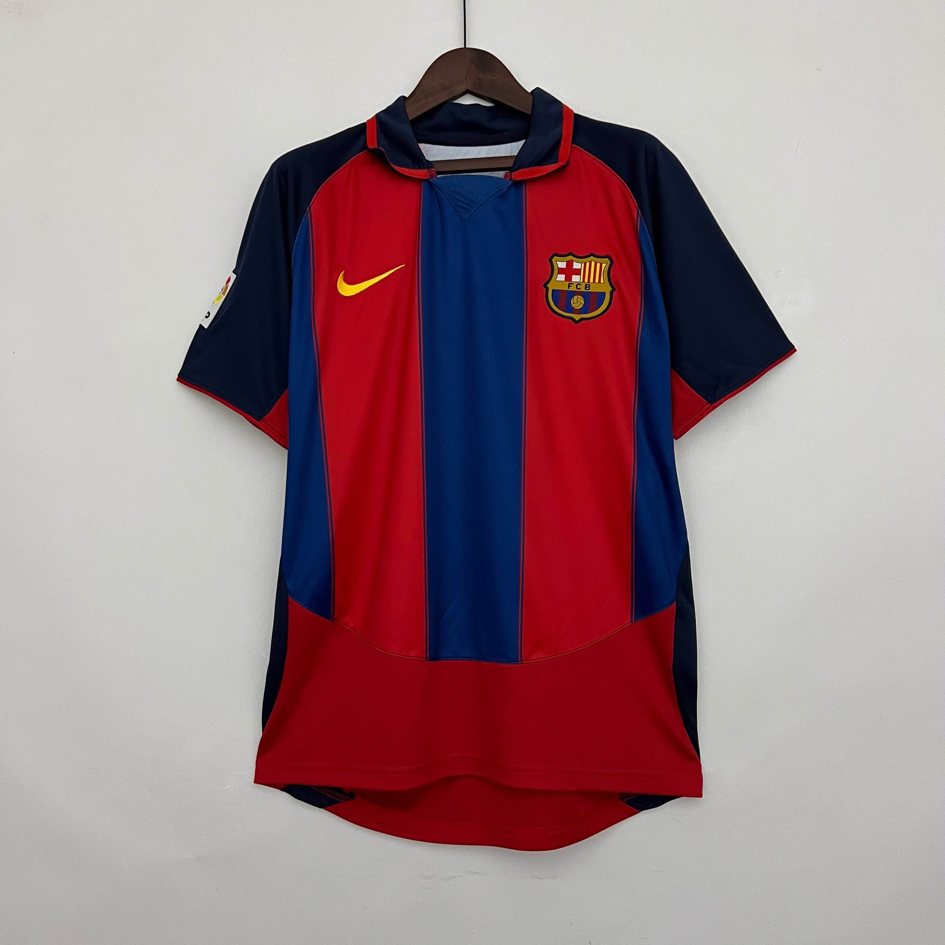 CAMISETA BARCELONA I 03/04 HOMBRE (RETRO) - ZonaCamisetas