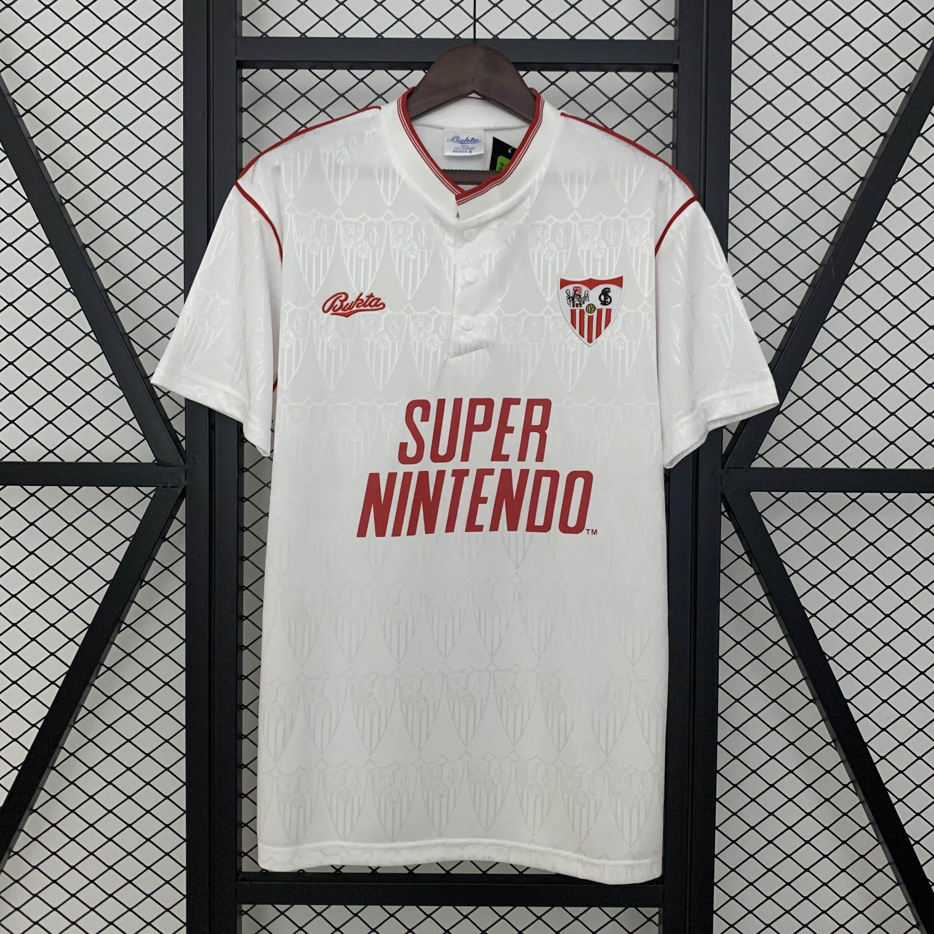 CAMISETA SEVILLA I 91/92 HOMBRE (RETRO) - ZonaCamisetas