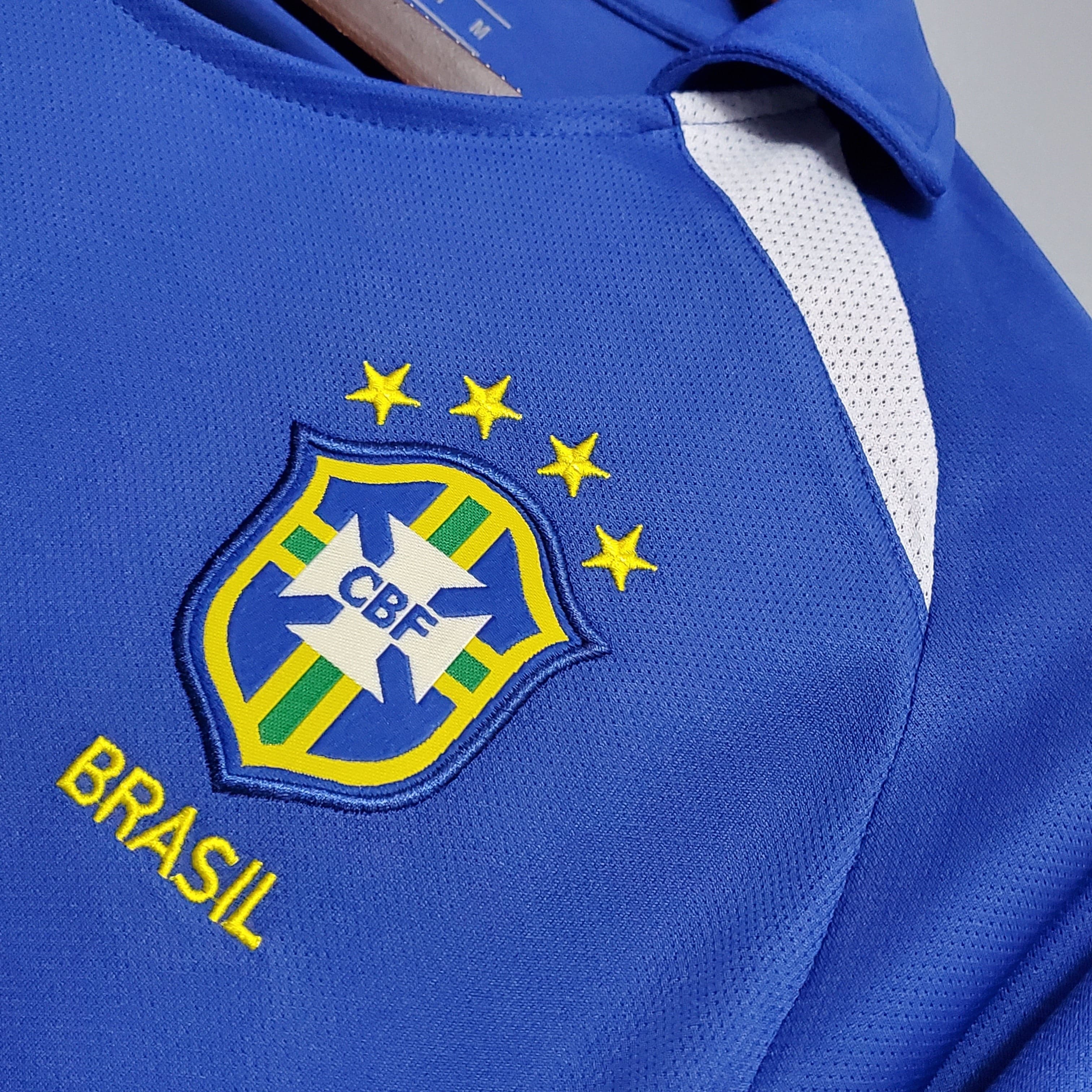 CAMISETA BRASIL II 2002 HOMBRE (RETRO)