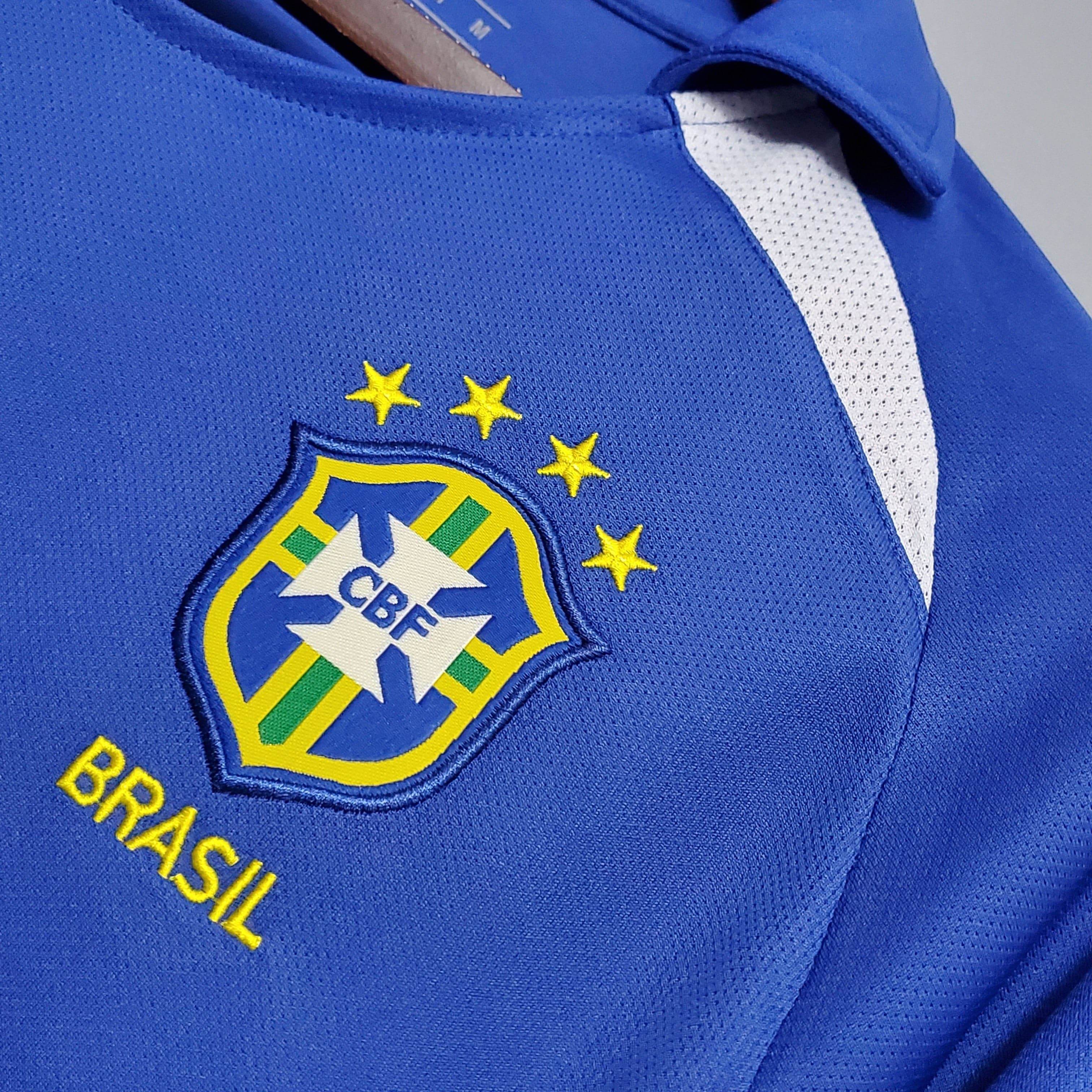 CAMISETA BRASIL II 2002 HOMBRE (RETRO) - ZonaCamisetas